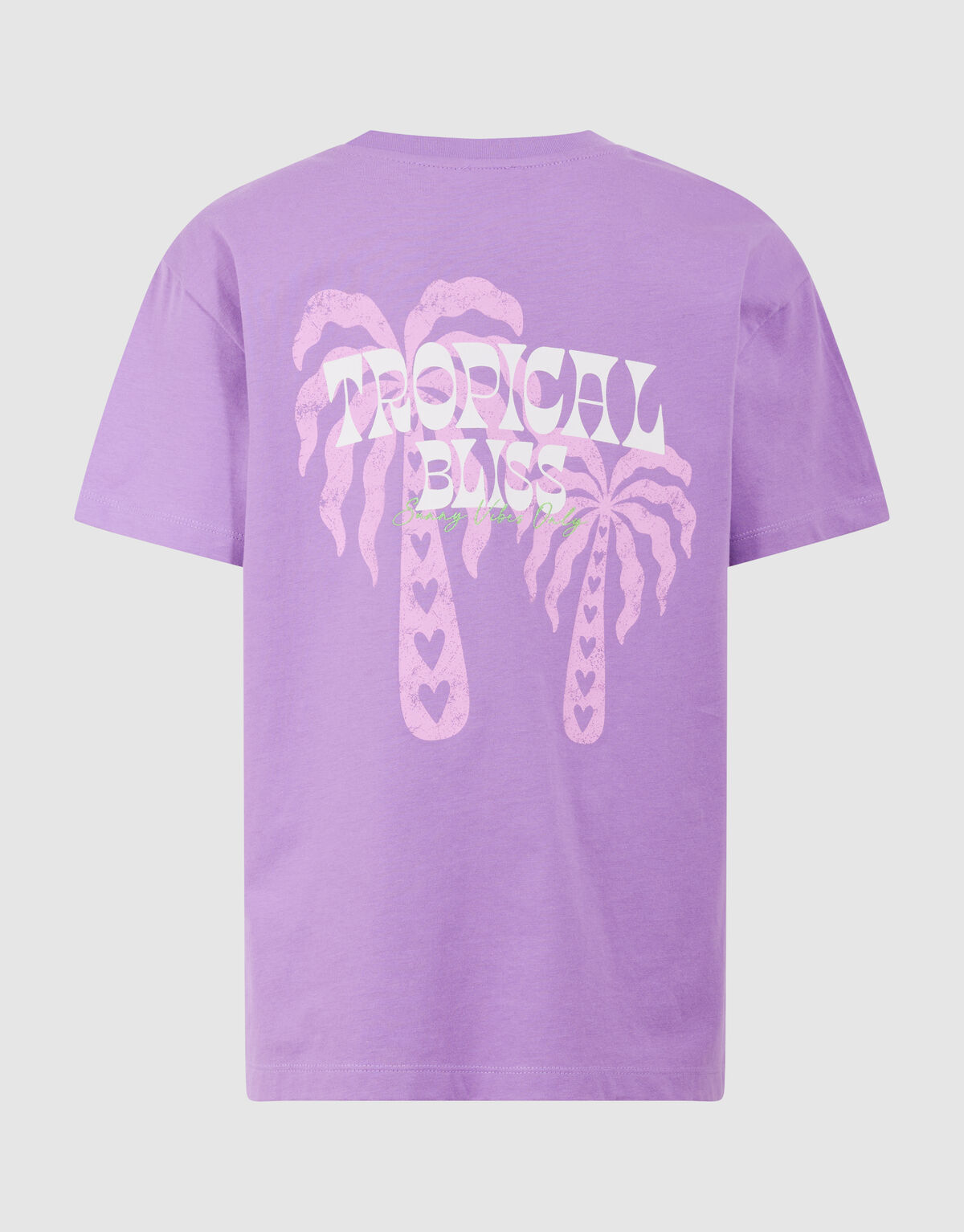 Tropical Bliss Artwork T-shirt Paars SHOEBY GIRLS