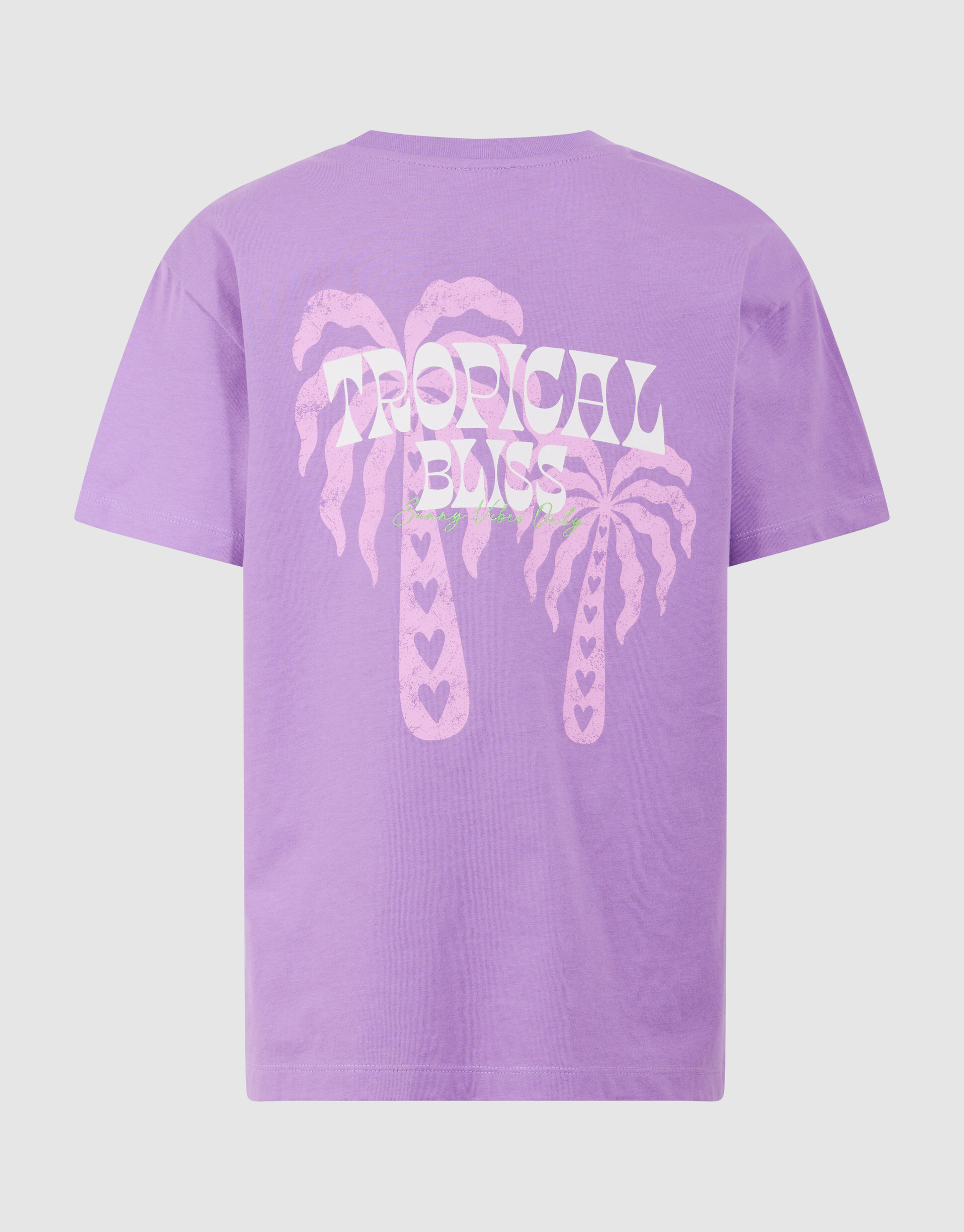 Tropical Bliss Artwork T-shirt Paars SHOEBY GIRLS