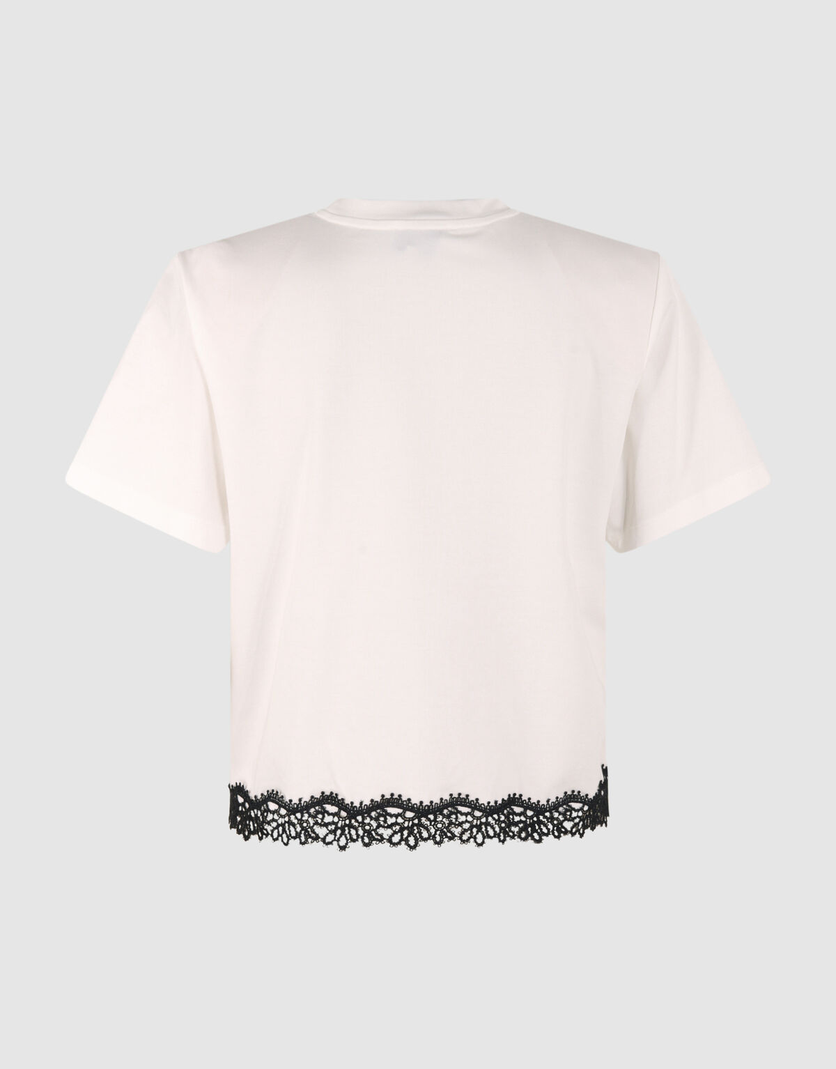 Kanten T-shirt Wit SHOEBY WOMEN