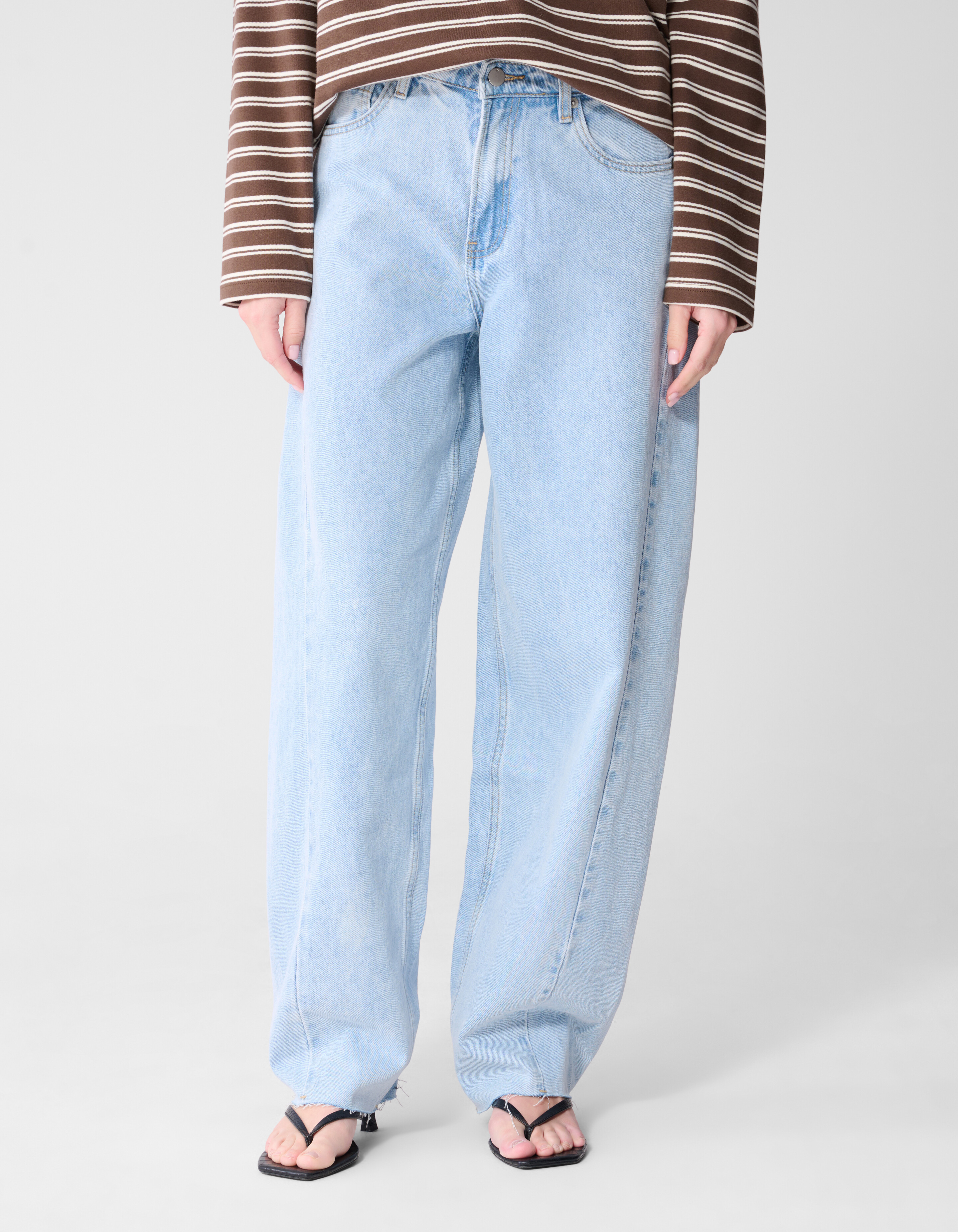 Barrel Fit Jeans Bleached SHOEBY WOMEN