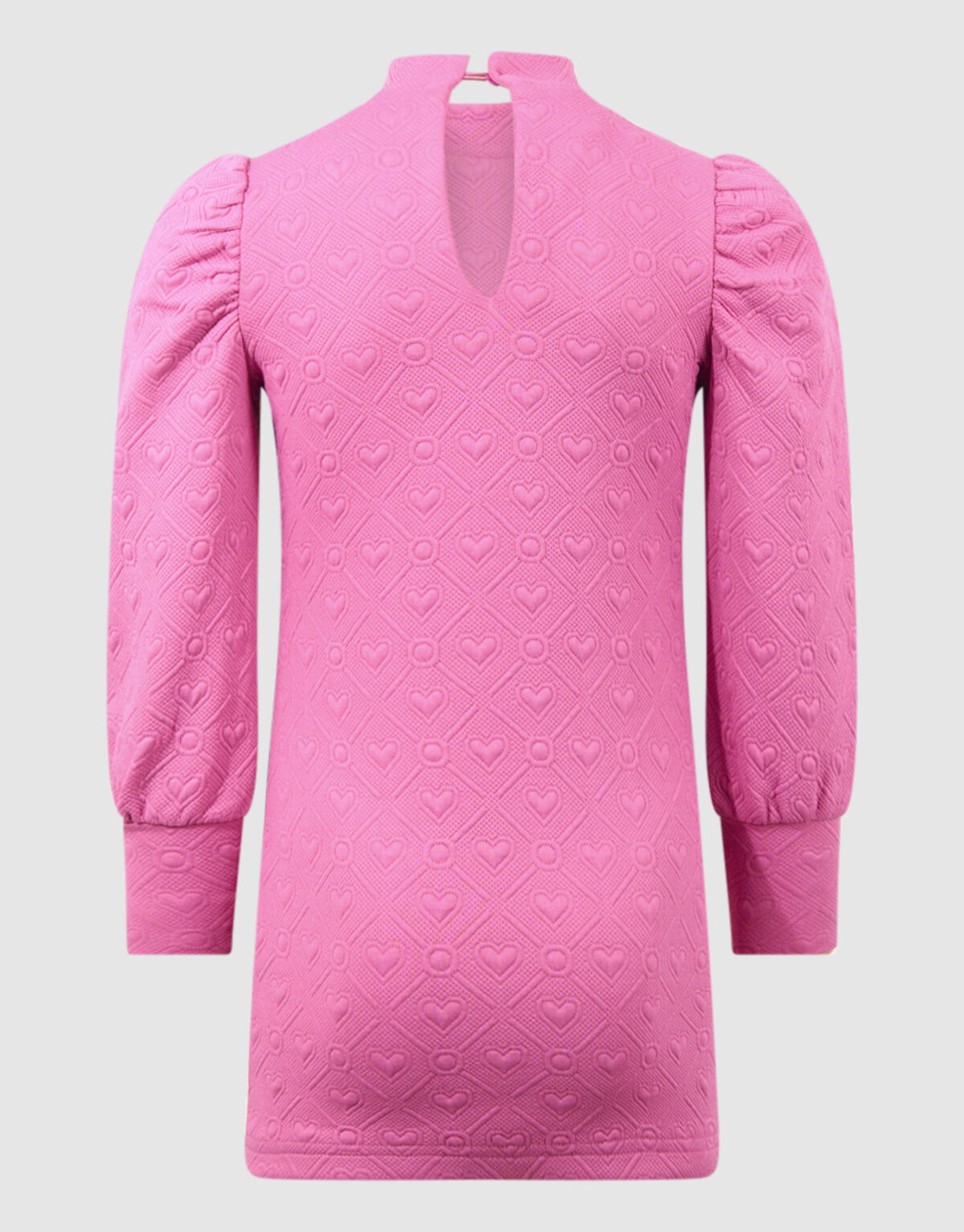 Jaqcuard Mini Jurk Roze SHOEBY GIRLS