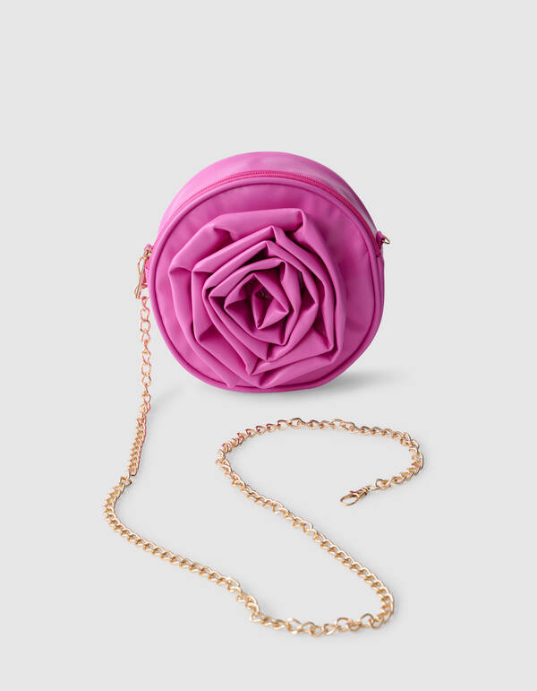 Rose Ronde Tas Roze SHOEBY ACCESSOIRES