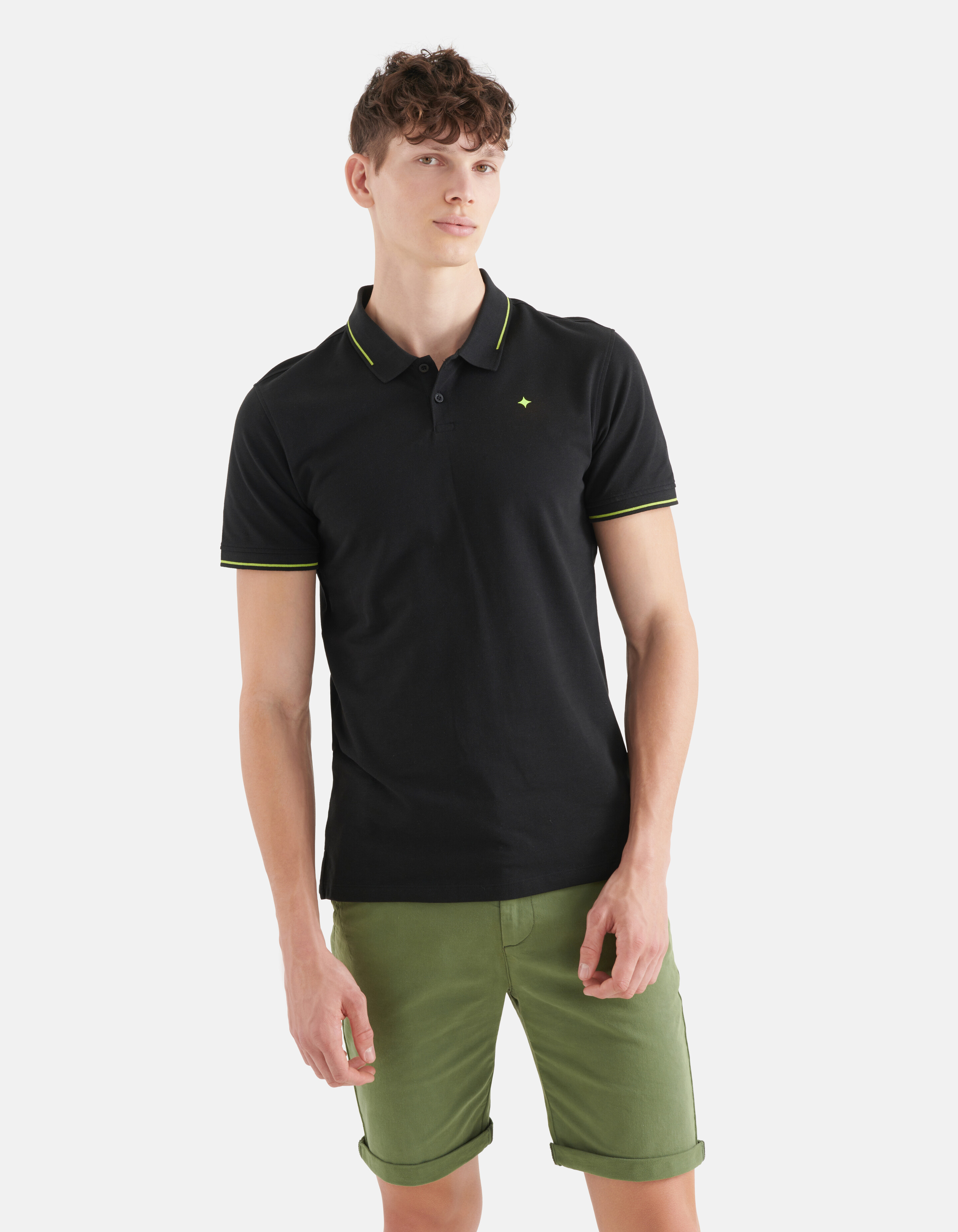Basis Polo Zwart SHOEBY MEN
