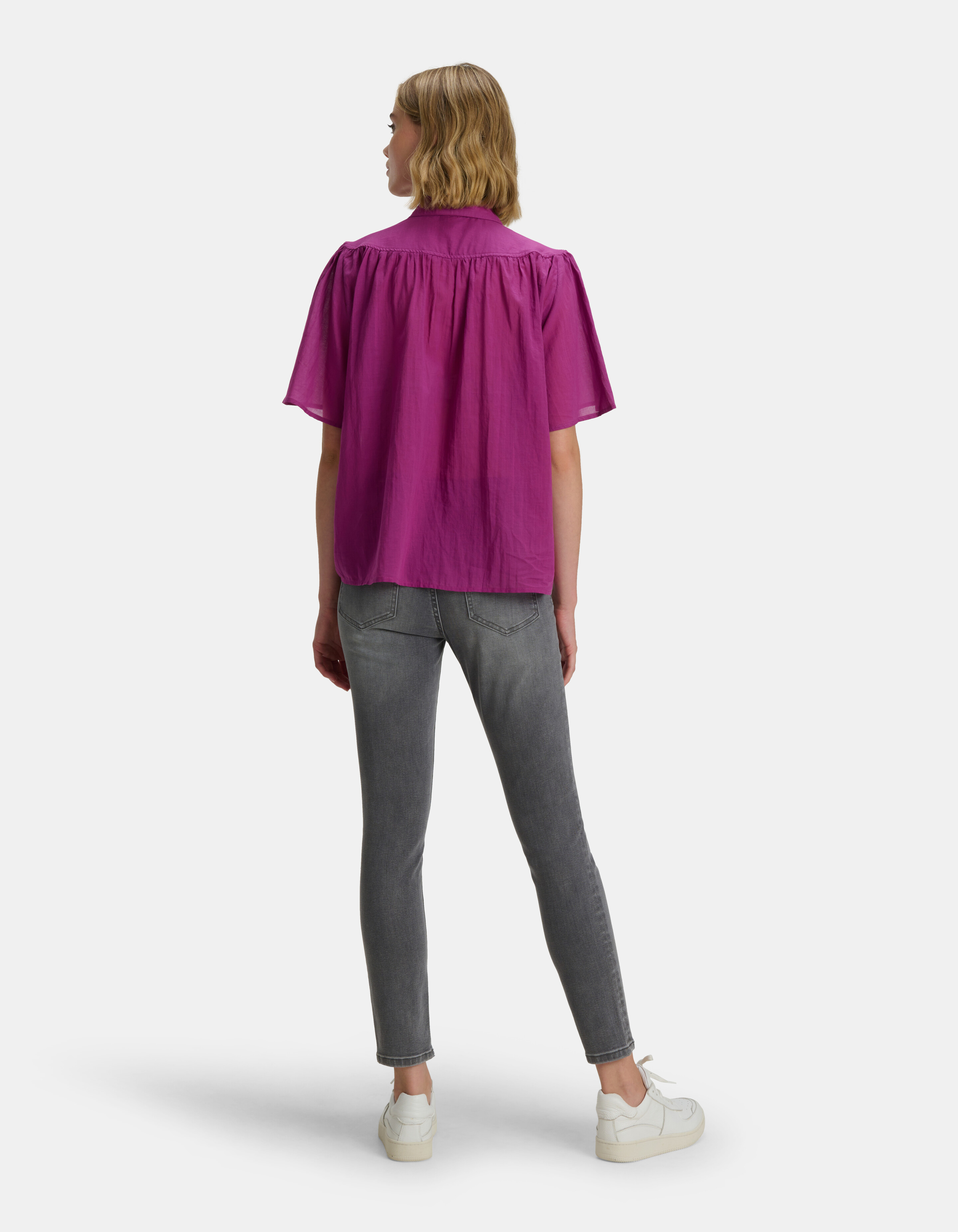 Relaxed Fit Blouse Paars SHOEBY WOMEN