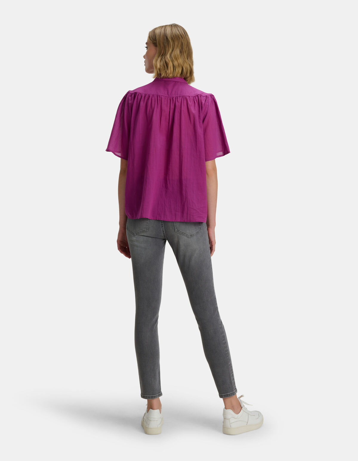 Relaxed Fit Blouse Paars SHOEBY WOMEN