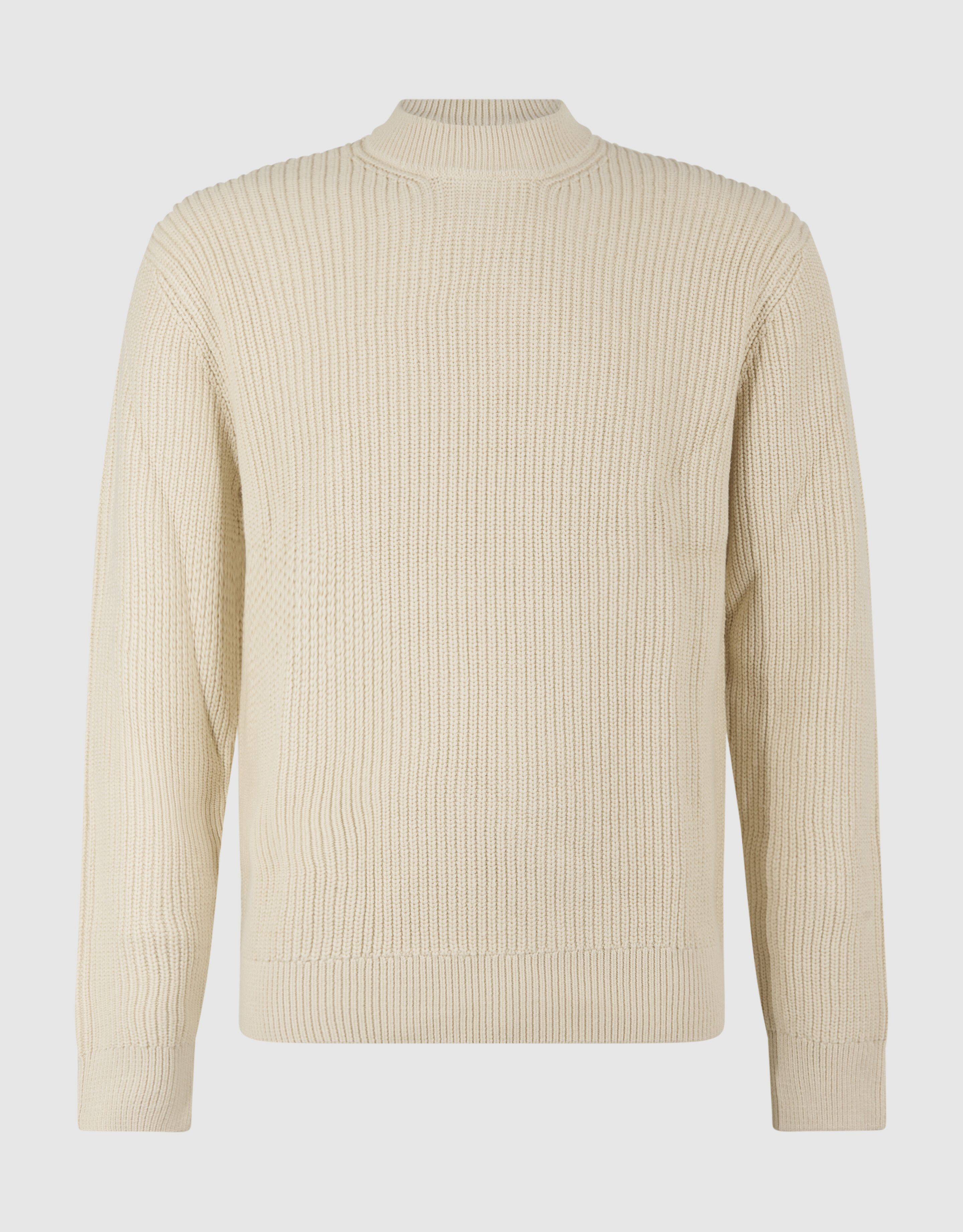 Crewneck Knit Trui Zand SHOEBY MEN