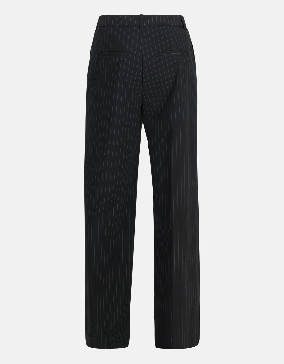 Loose Fit Pintstripe Pantalon Zwart SHOEBY WOMEN