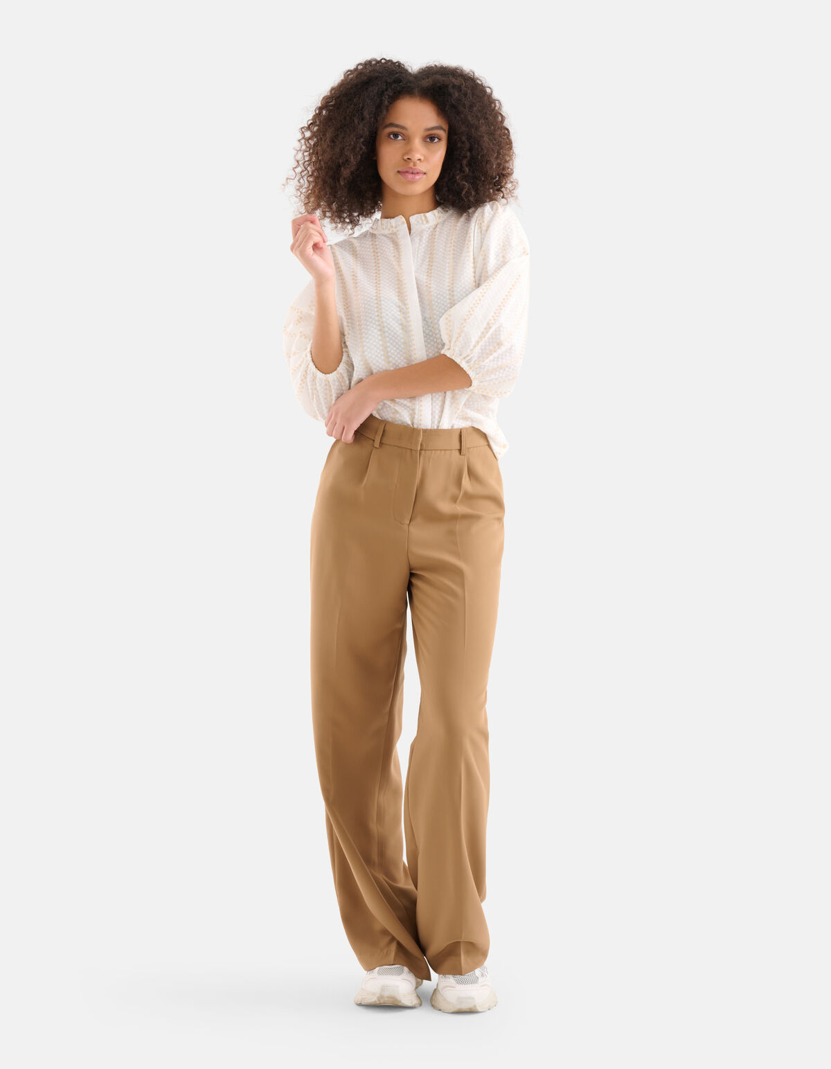 Loose Fit Pantalon Beige SHOEBY WOMEN
