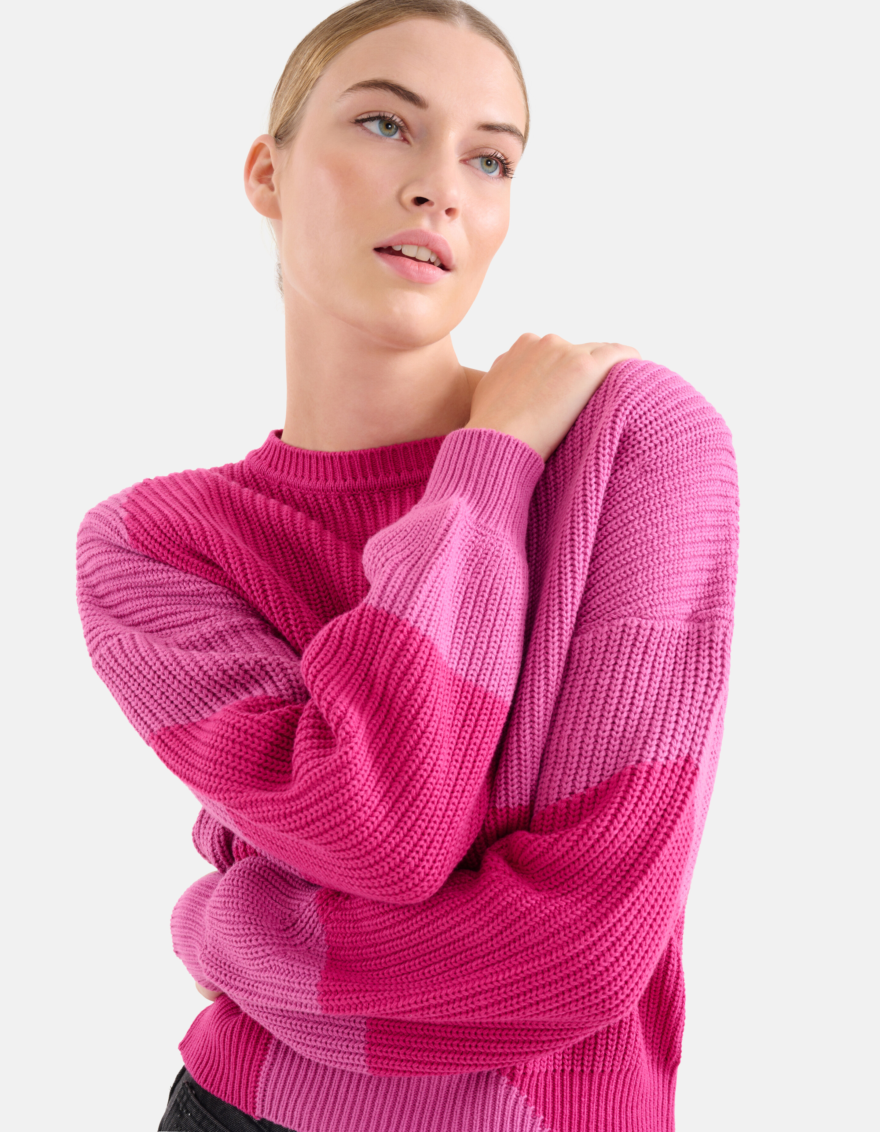 Colorblock Trui Roze SHOEBY WOMEN