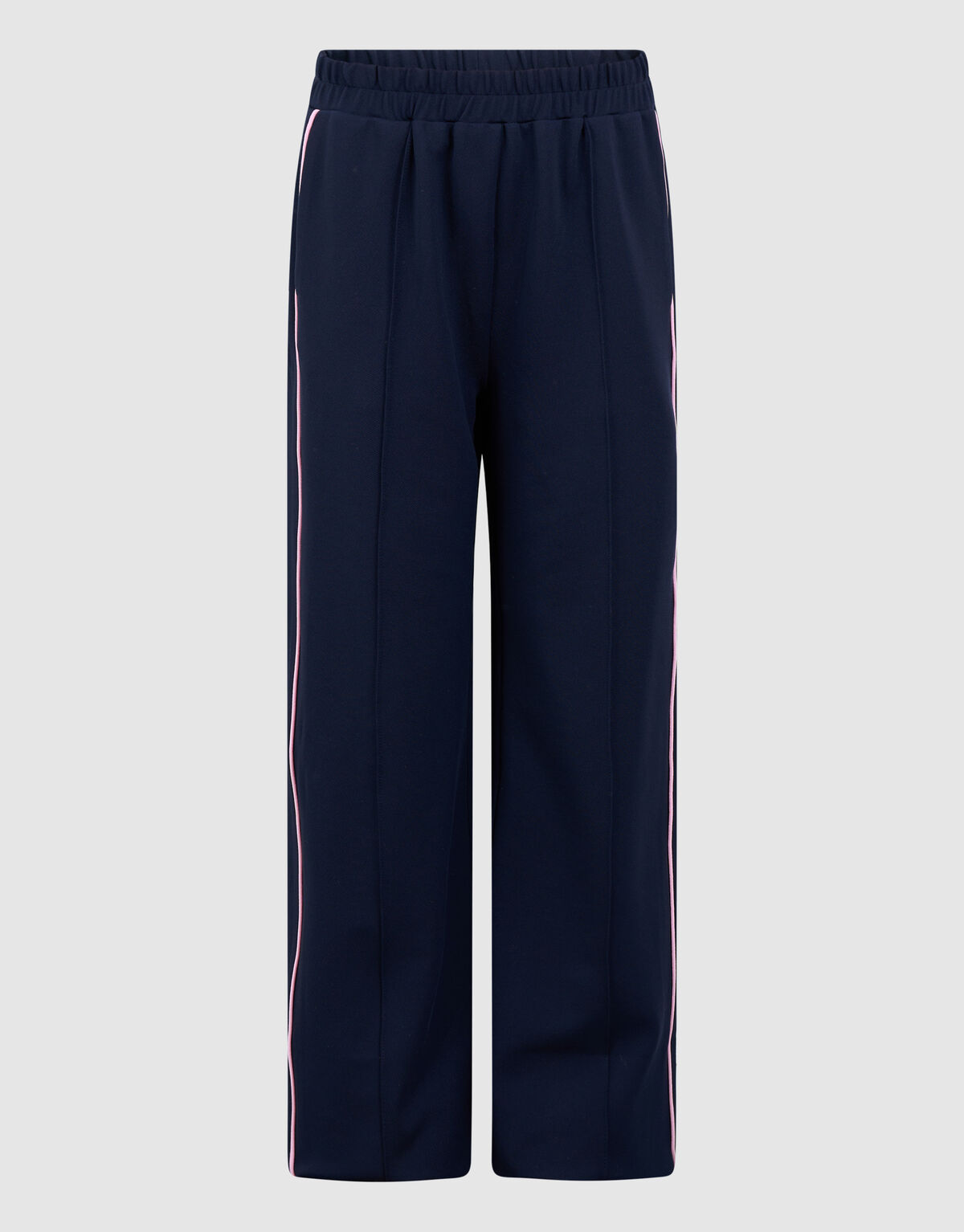 Sporty Piping Wide Leg Fit Broek Donkerblauw SHOEBY GIRLS