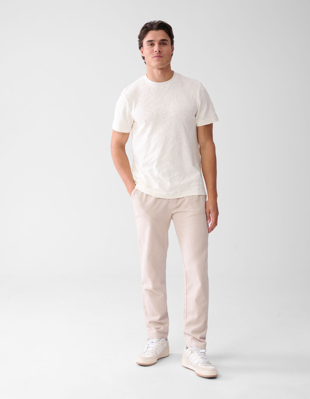 Linnen Broek Beige SHOEBY MEN