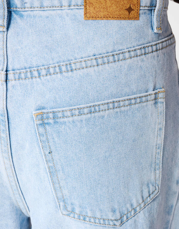 Barrel Fit Jeans Bleached SHOEBY WOMEN
