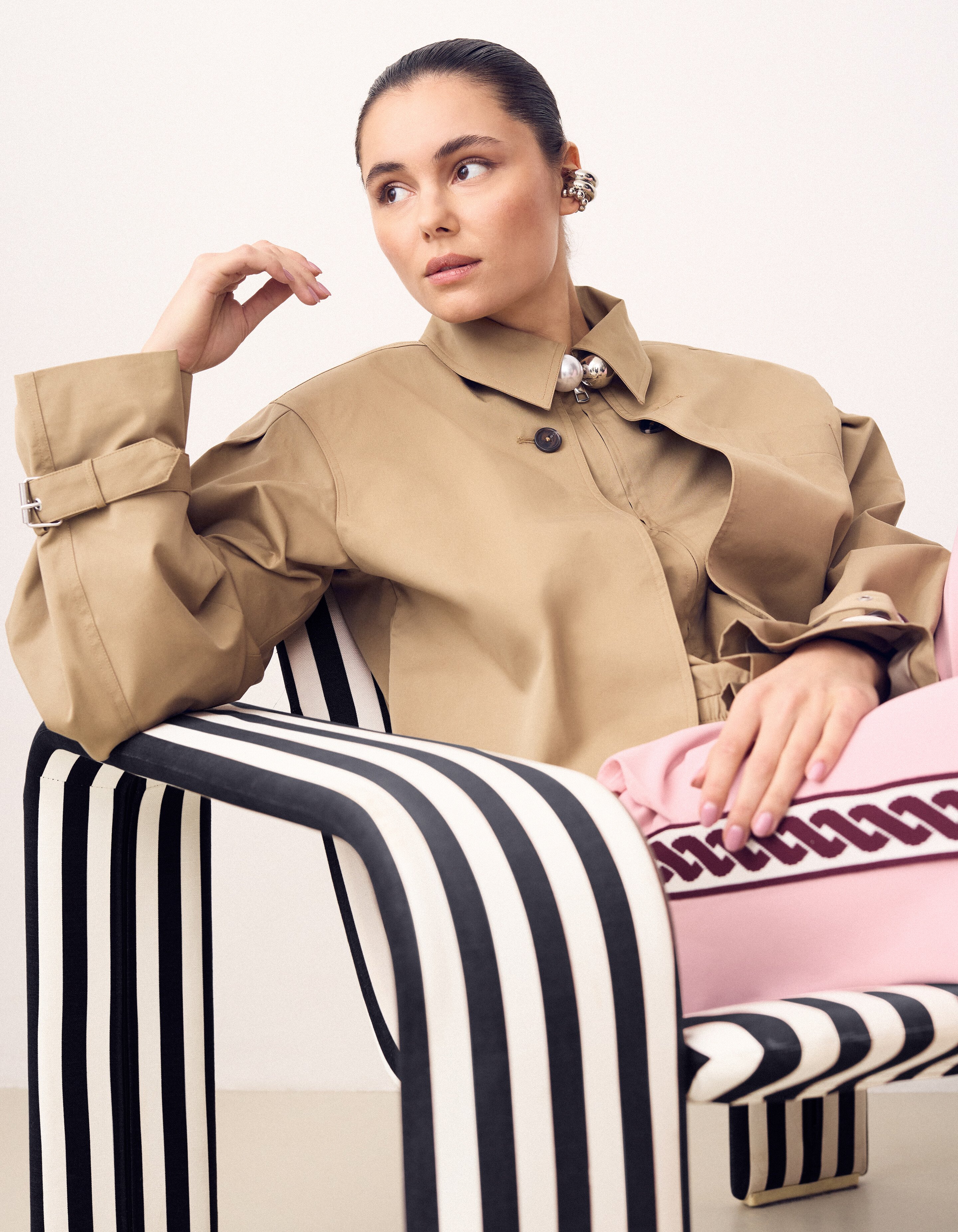 Cargo Trench Jack Lichtbruin SHOEBY WOMEN