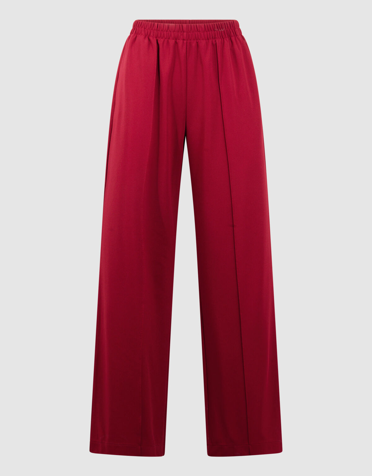 Basis Wide Leg Broek Rood SHOEBY WOMEN