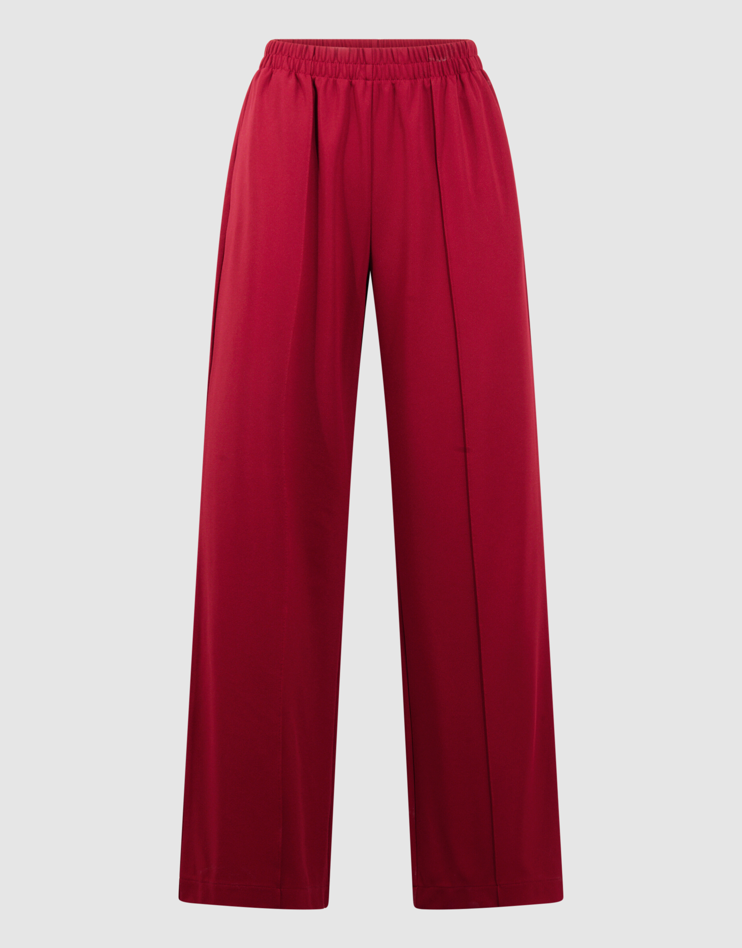 Basis Wide Leg Broek Rood SHOEBY WOMEN