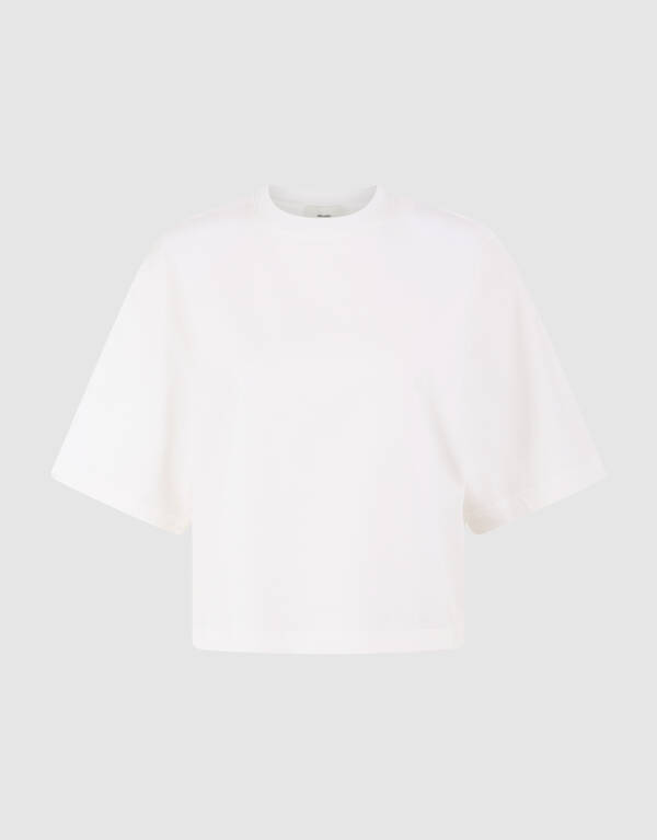 Big Shoulder T-shirt Wit SHOEBY WOMEN