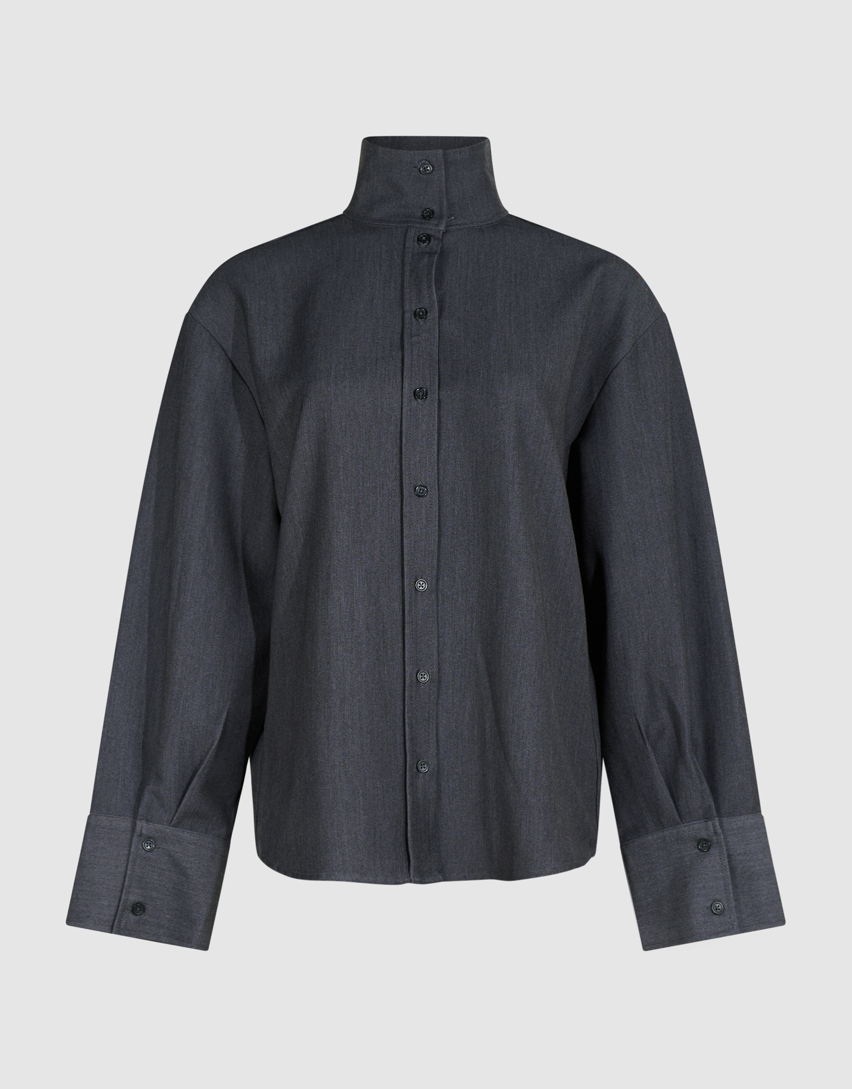 Oversized Tailored Blouse Donkergrijs By Lonneke SHOEBY WOMEN