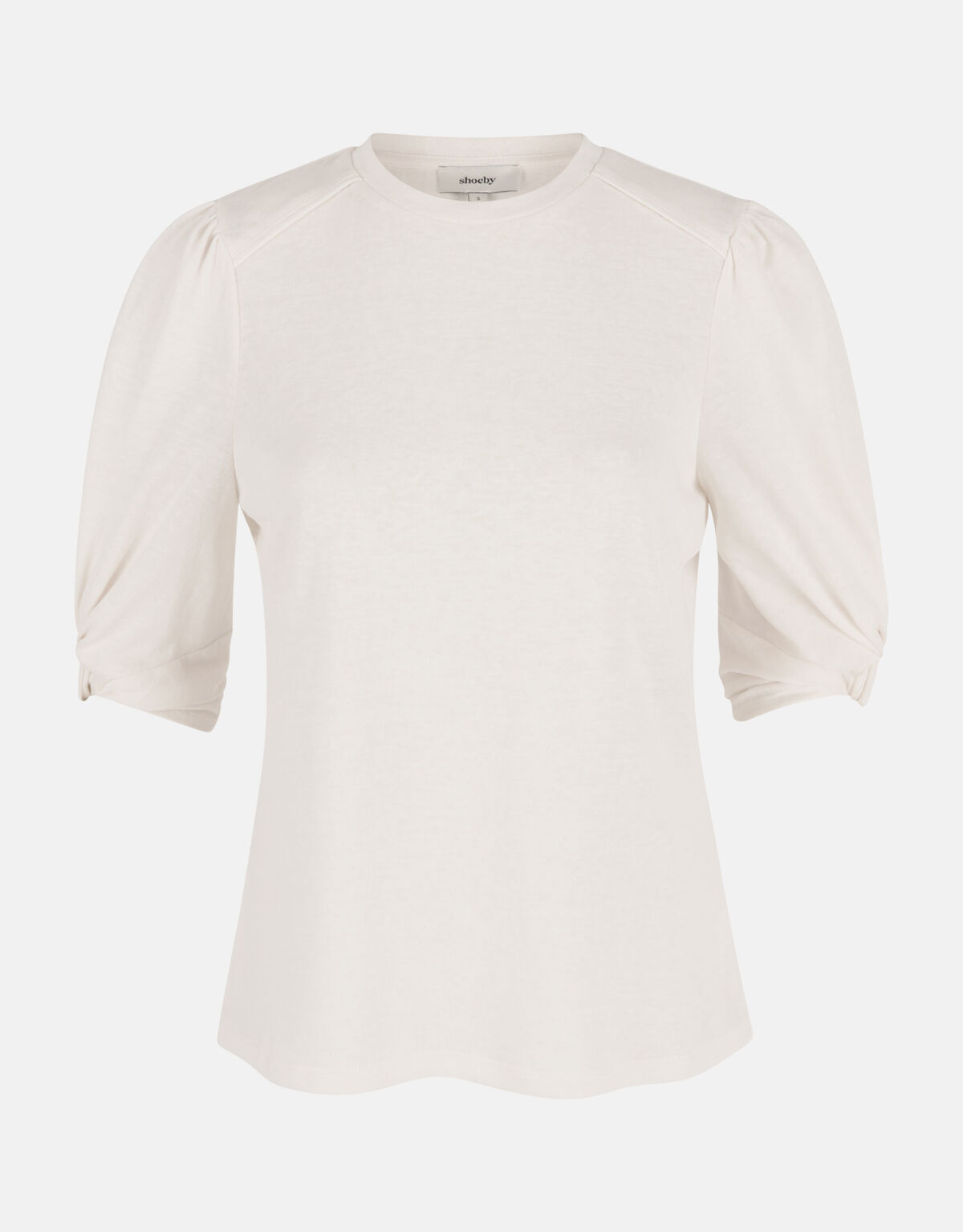 Knot T-shirt Gebroken Wit SHOEBY WOMEN
