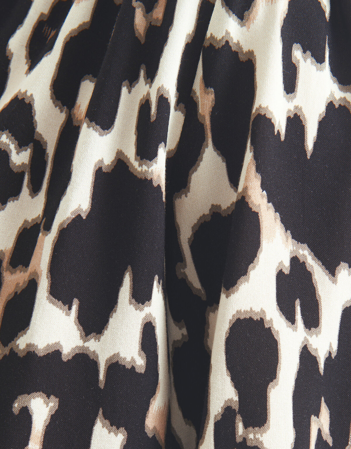 Leopard Midi Jurk Bruin SHOEBY WOMEN