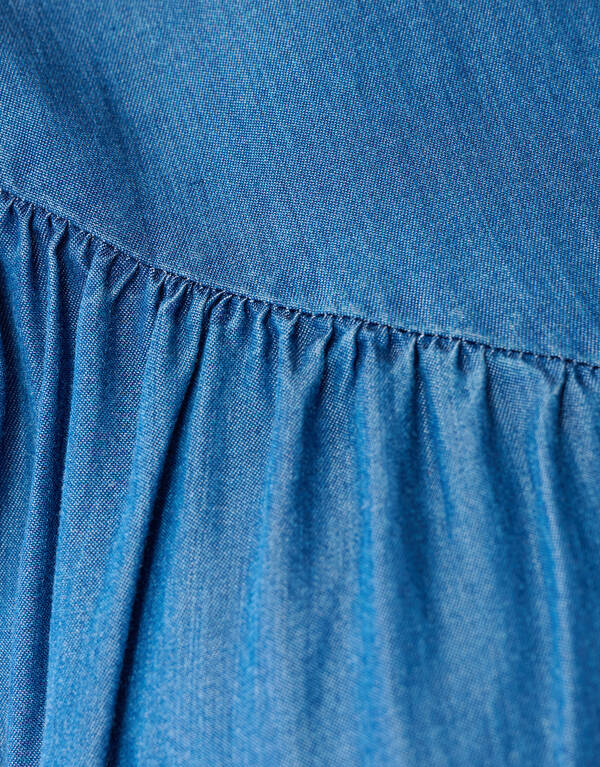 Button Top Blauw SHOEBY WOMEN