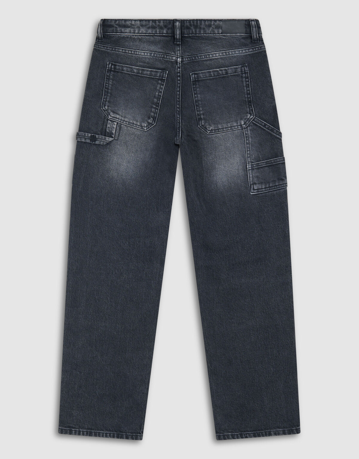 Carpenter Baggy Fit Jeans Donkergrijs SHOEBY BOYS