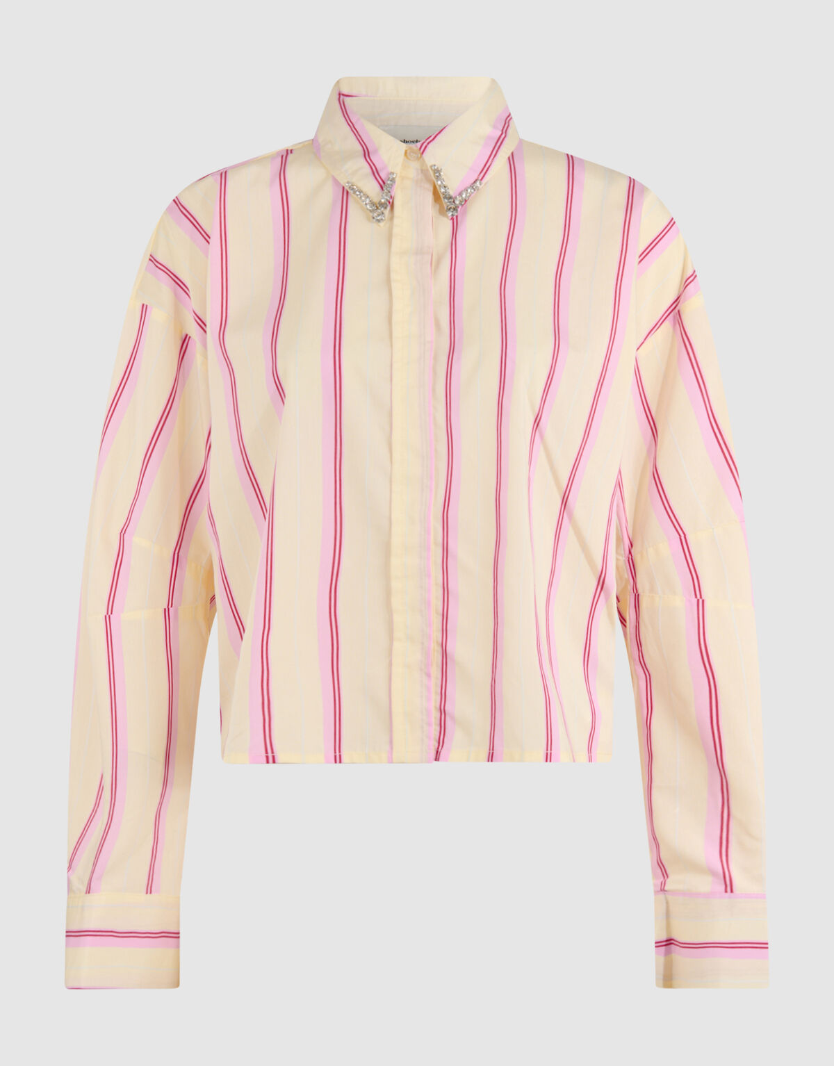Stripe Blouse Lichtgeel SHOEBY WOMEN
