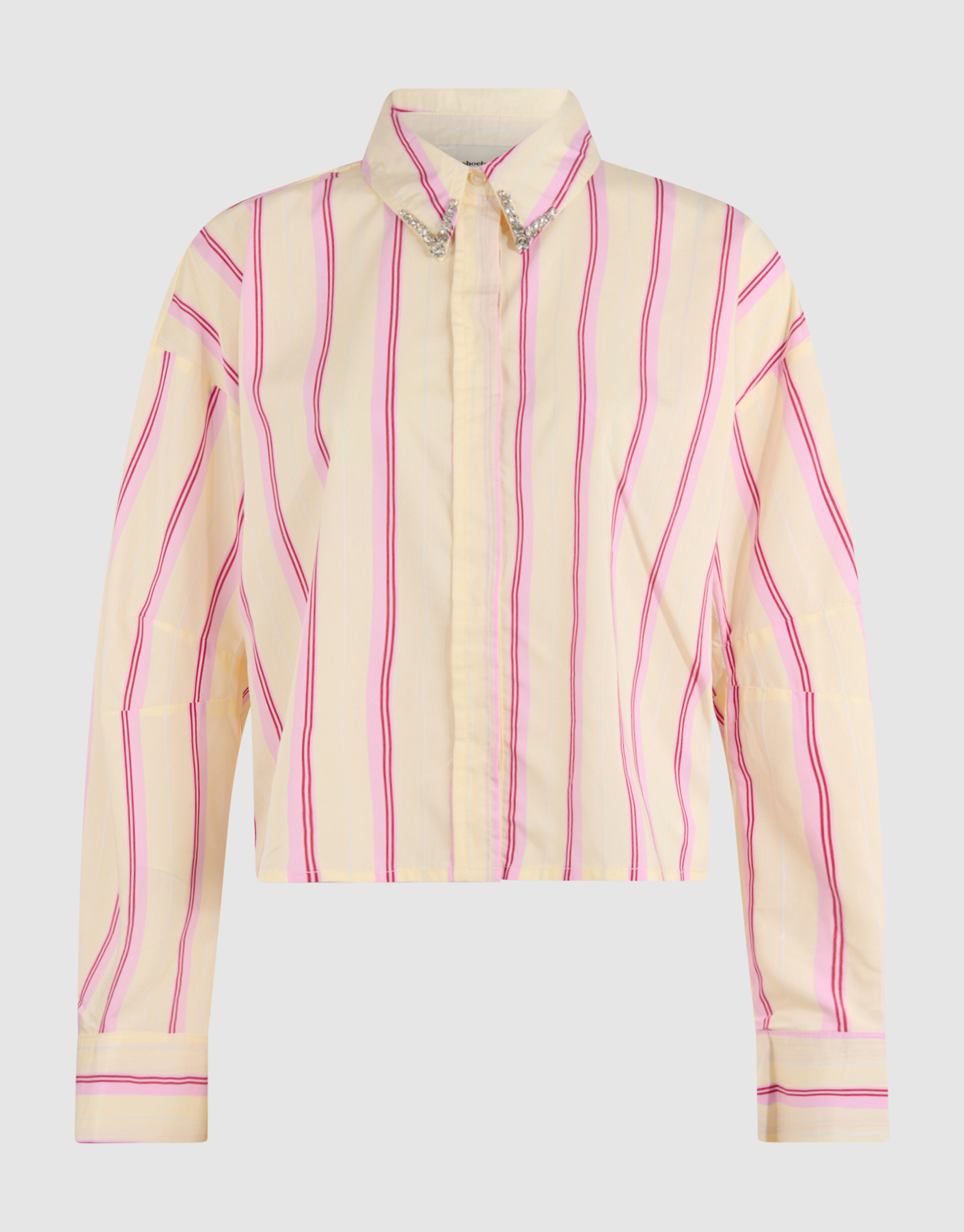 Stripe Blouse Lichtgeel SHOEBY WOMEN