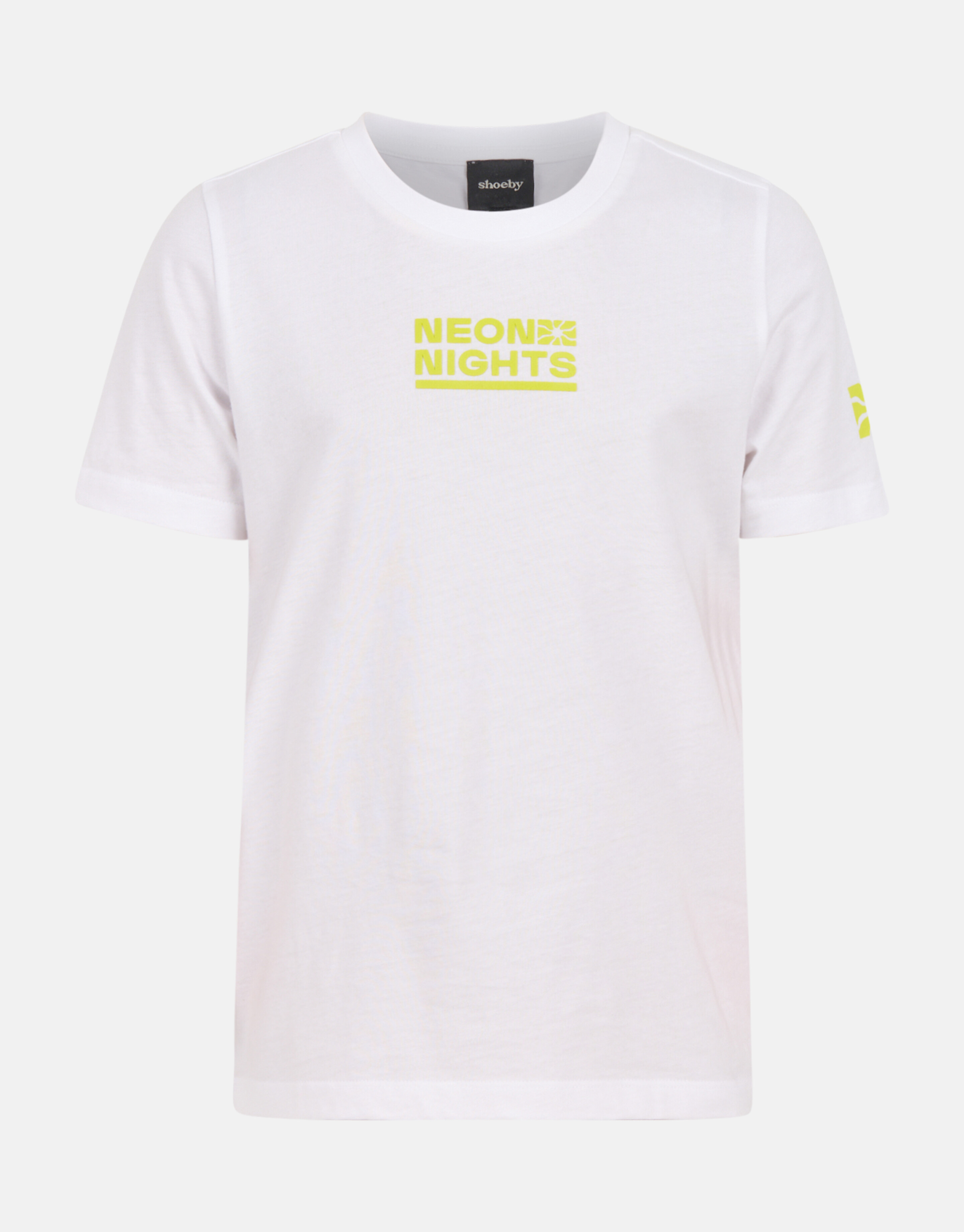 Neon T-shirt Wit SHOEBY BOYS