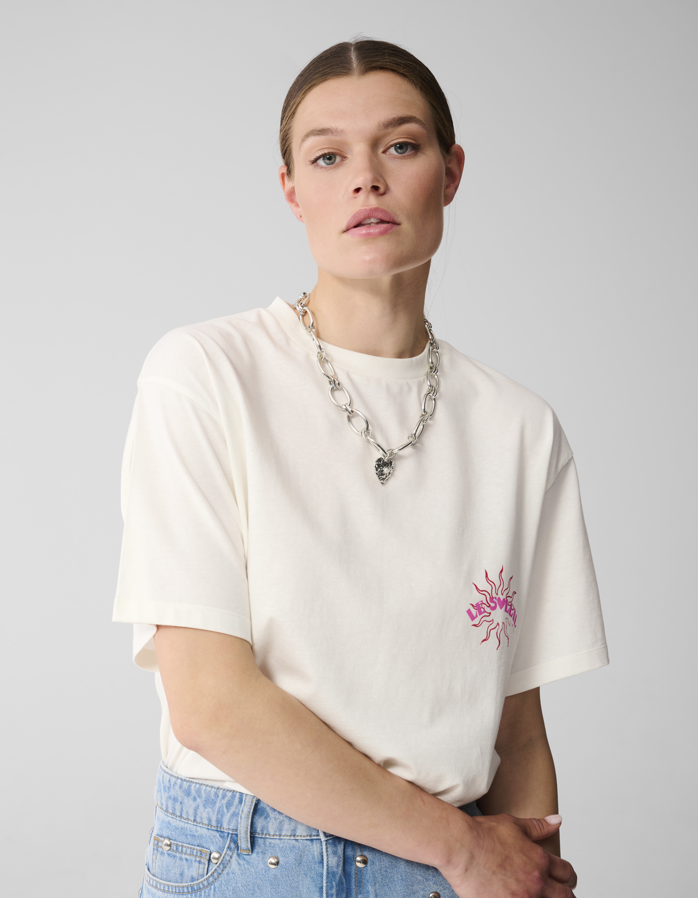 Heart Ketting Zilver SHOEBY ACCESSOIRES