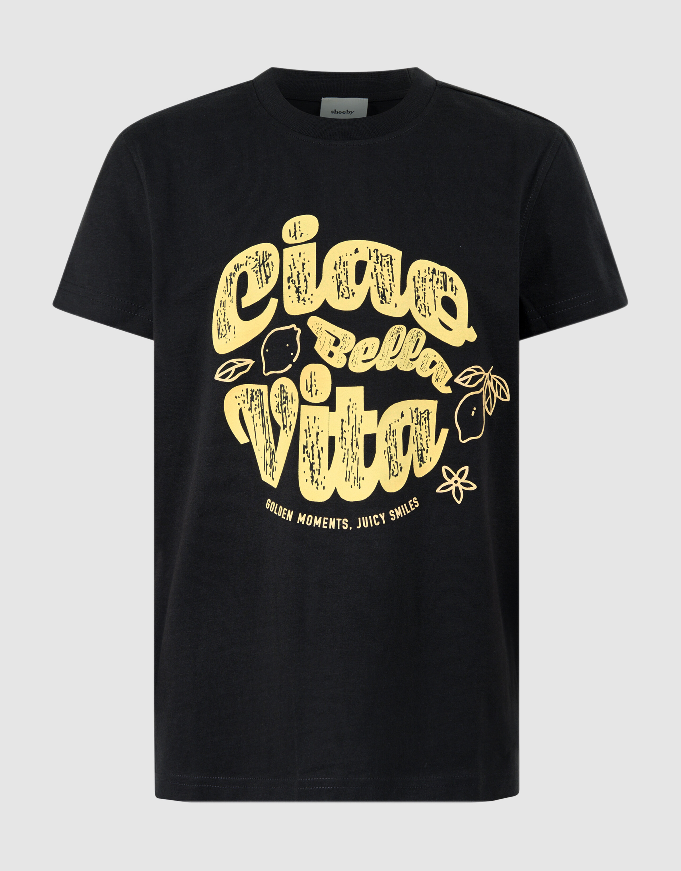 Artwork T-shirt Donkergrijs SHOEBY GIRLS