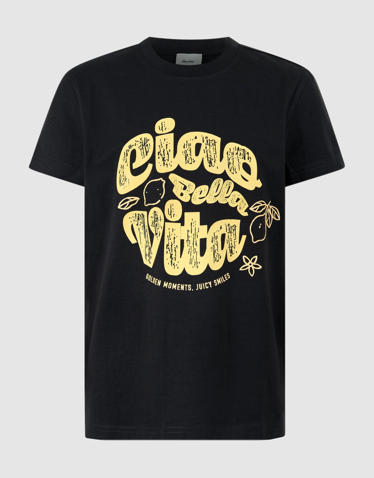 Artwork T-shirt Donkergrijs SHOEBY GIRLS