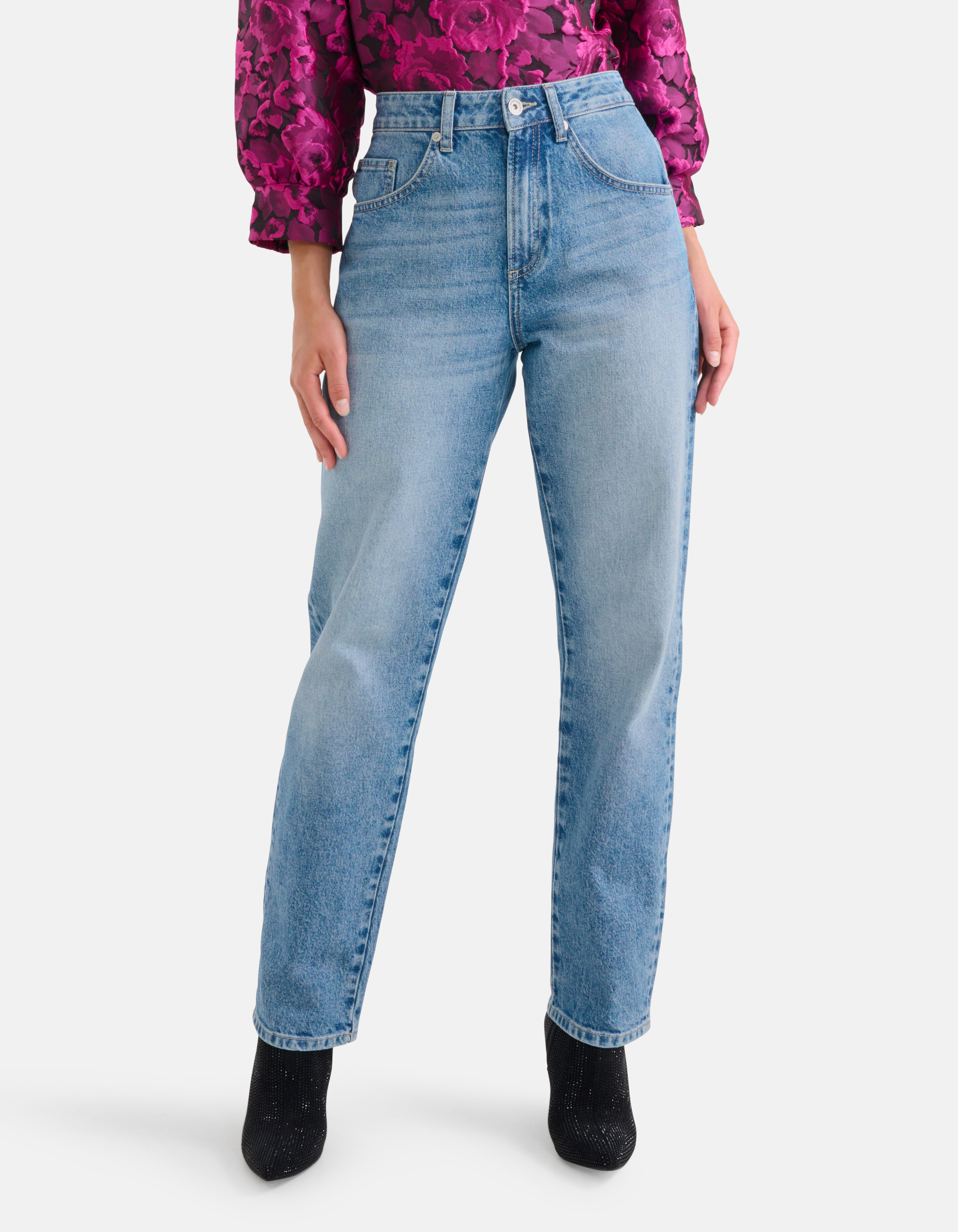 Relaxed Fit Jeans Mediumstone By Monica SHOEBY WOMEN