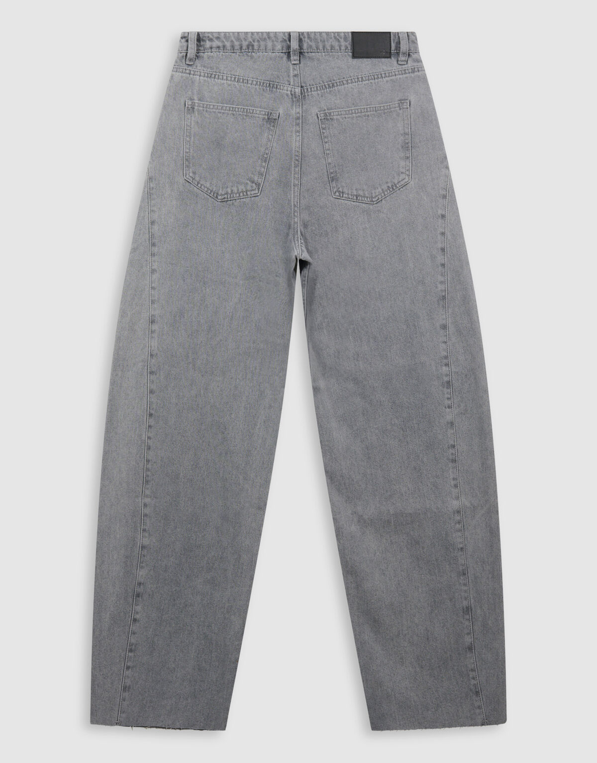 Curved Barrel Fit Jeans Lichtgrijs SHOEBY WOMEN