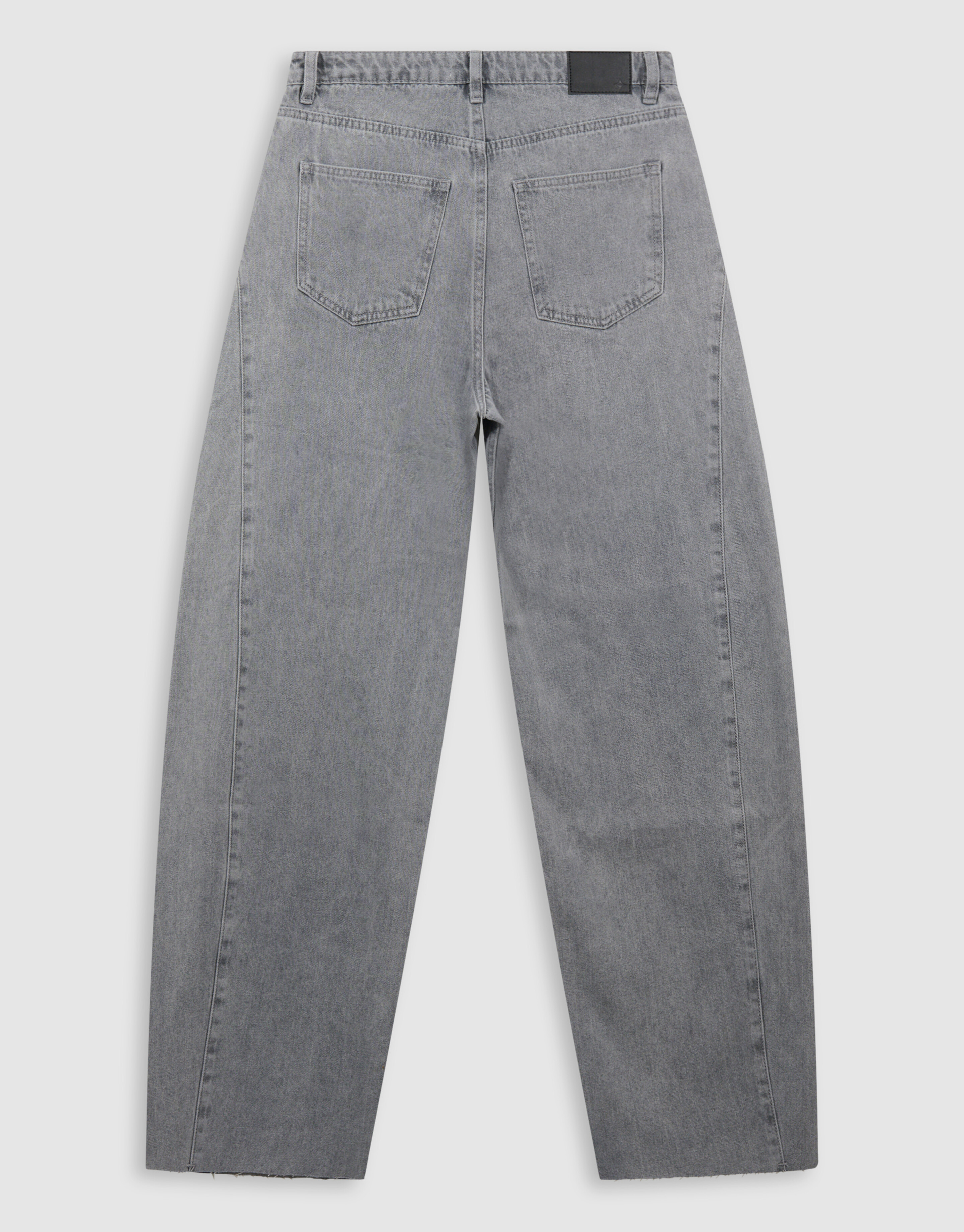 Curved Barrel Fit Jeans Lichtgrijs SHOEBY WOMEN