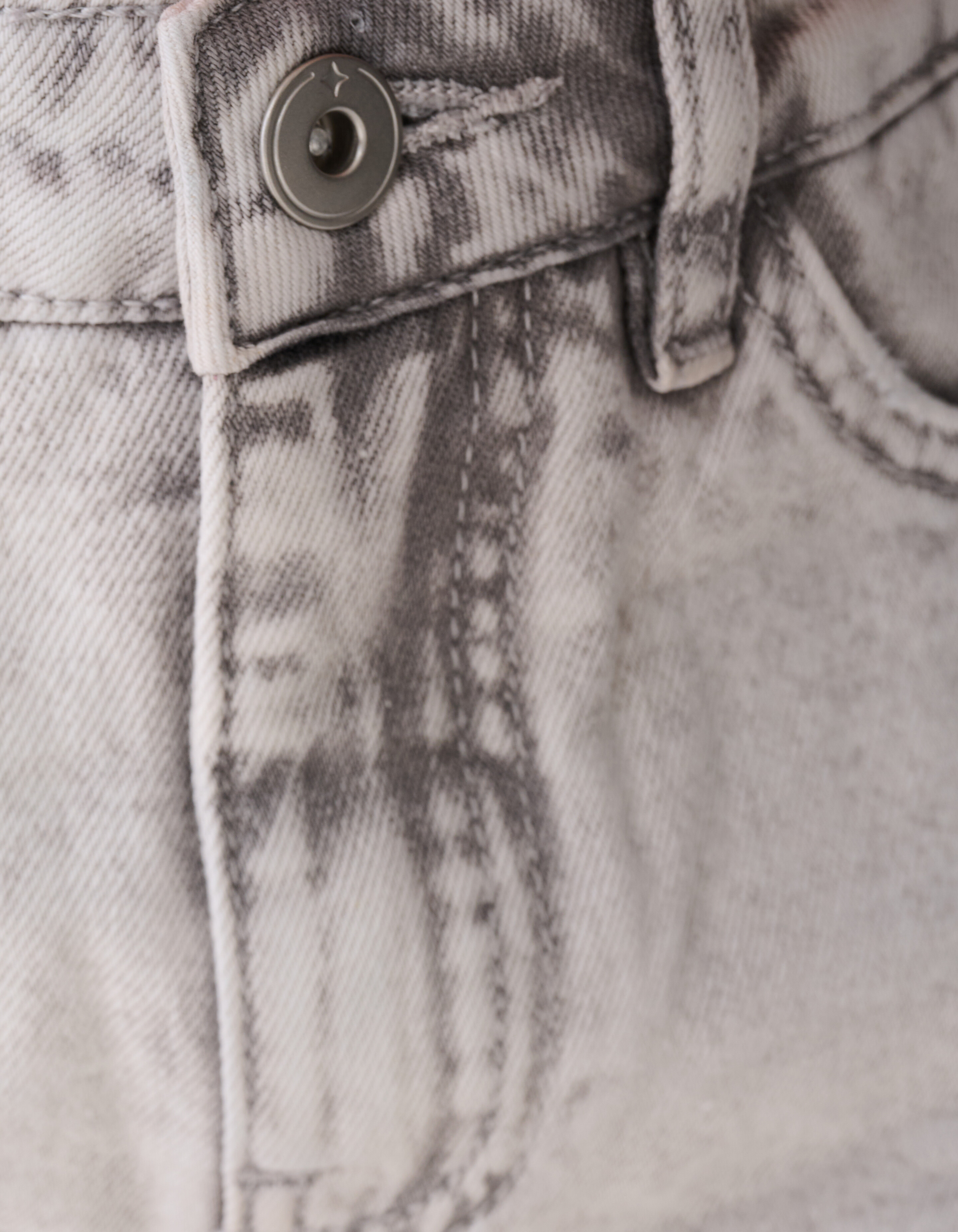 Basis Denim Short Lichtgrijs SHOEBY GIRLS