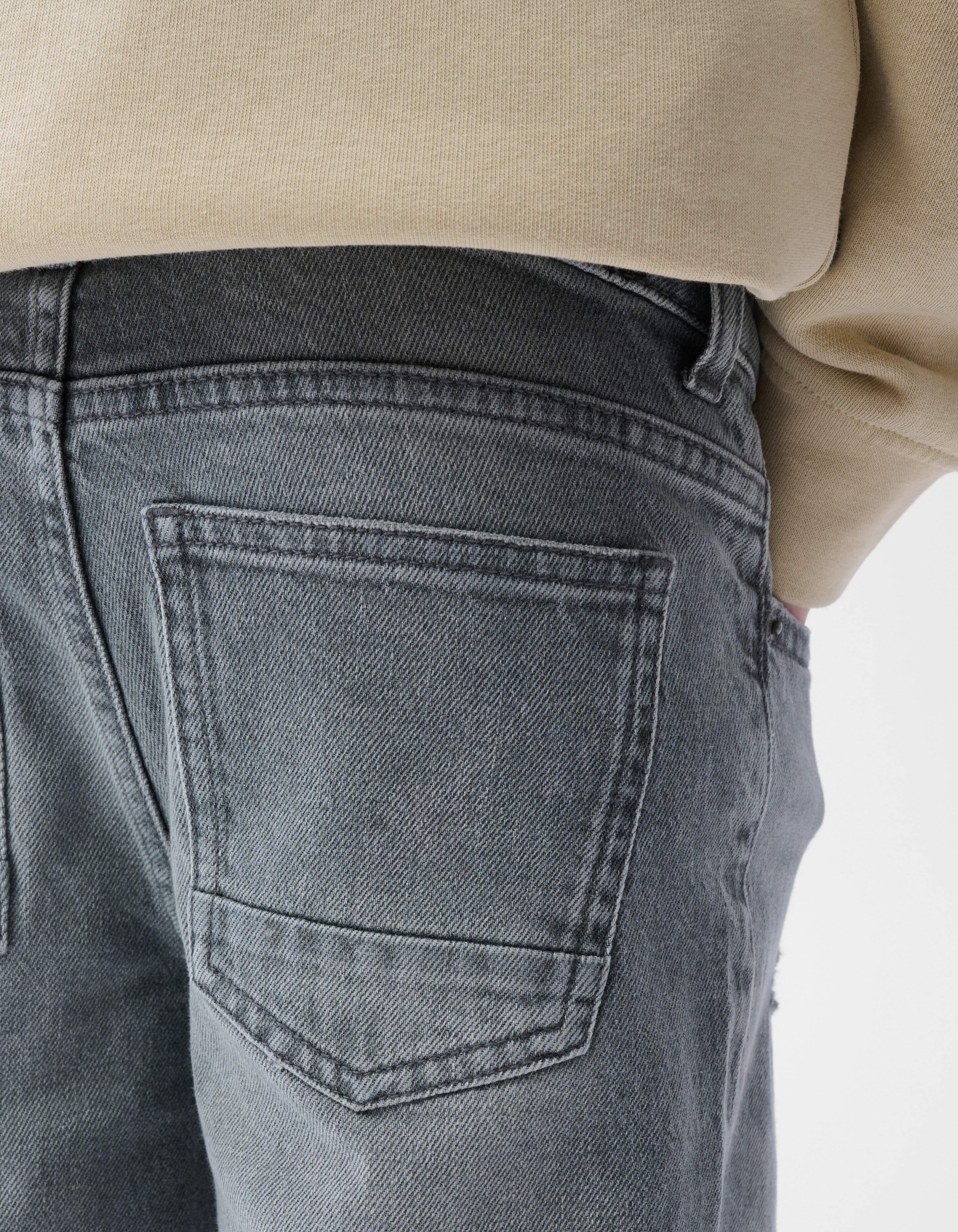 Straight Fit Jeans Grijs SHOEBY BOYS