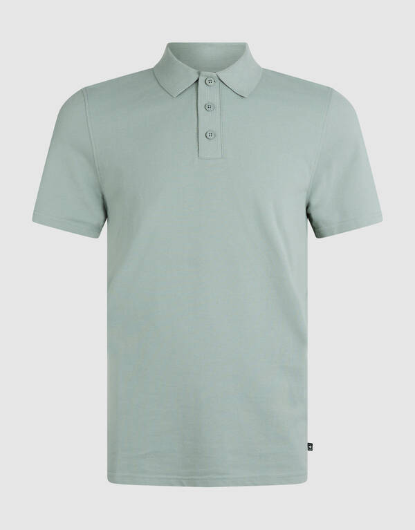 Gebreide Polo Lichtgroen SHOEBY MEN
