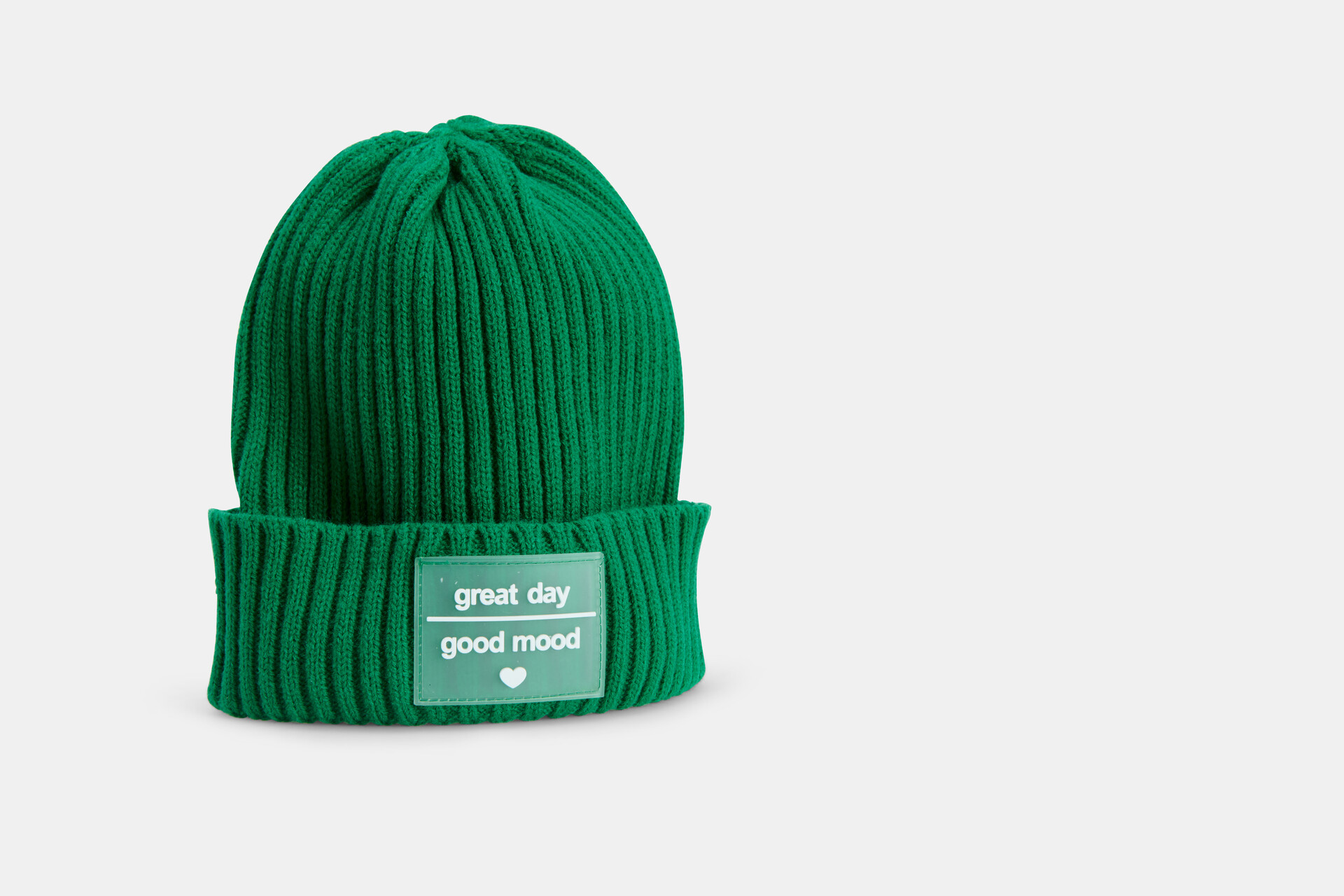 Gebreide Beanie Groen SHOEBY ACCESSOIRES