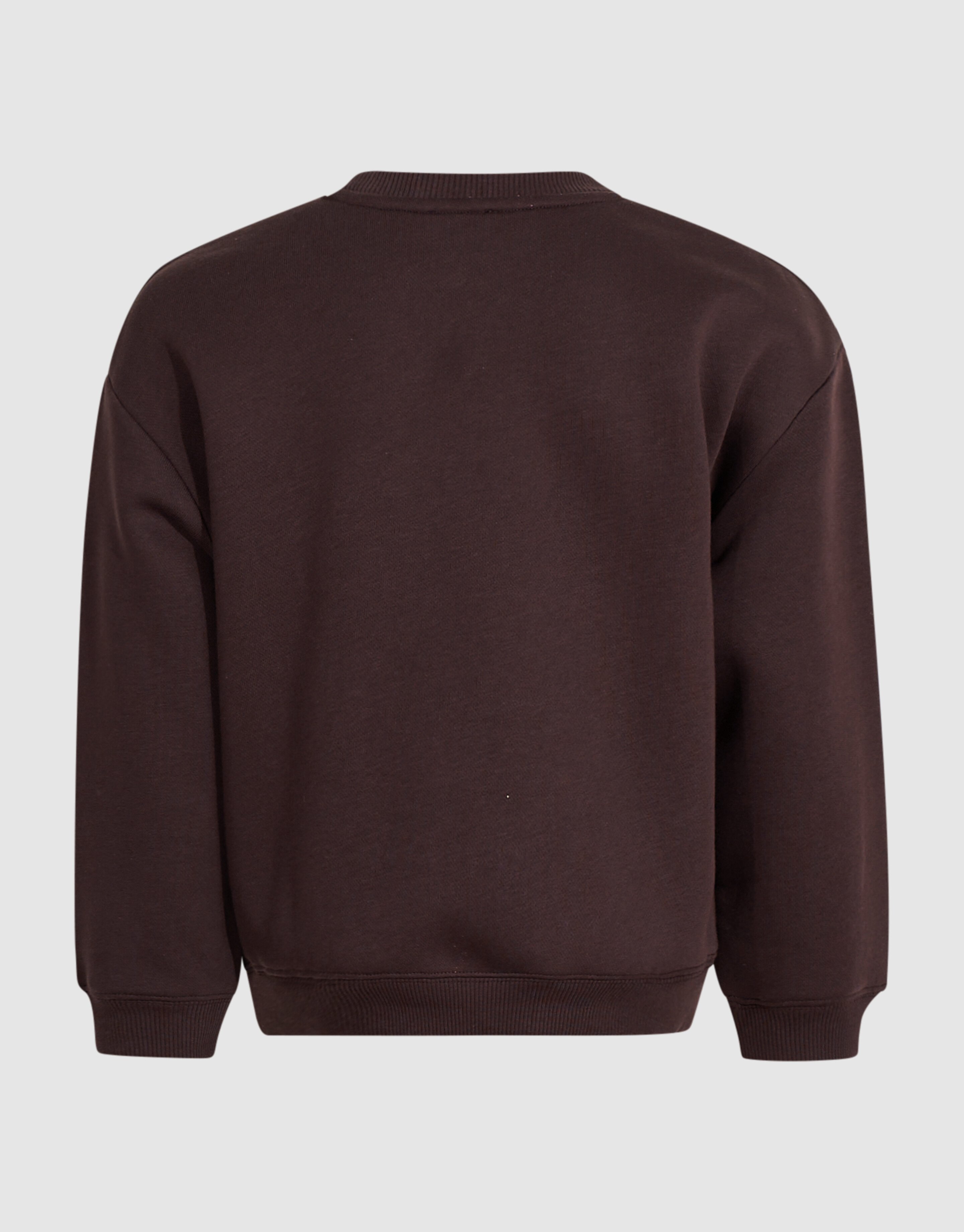 Party Smiley Sweater Donkerbruin SHOEBY BOYS