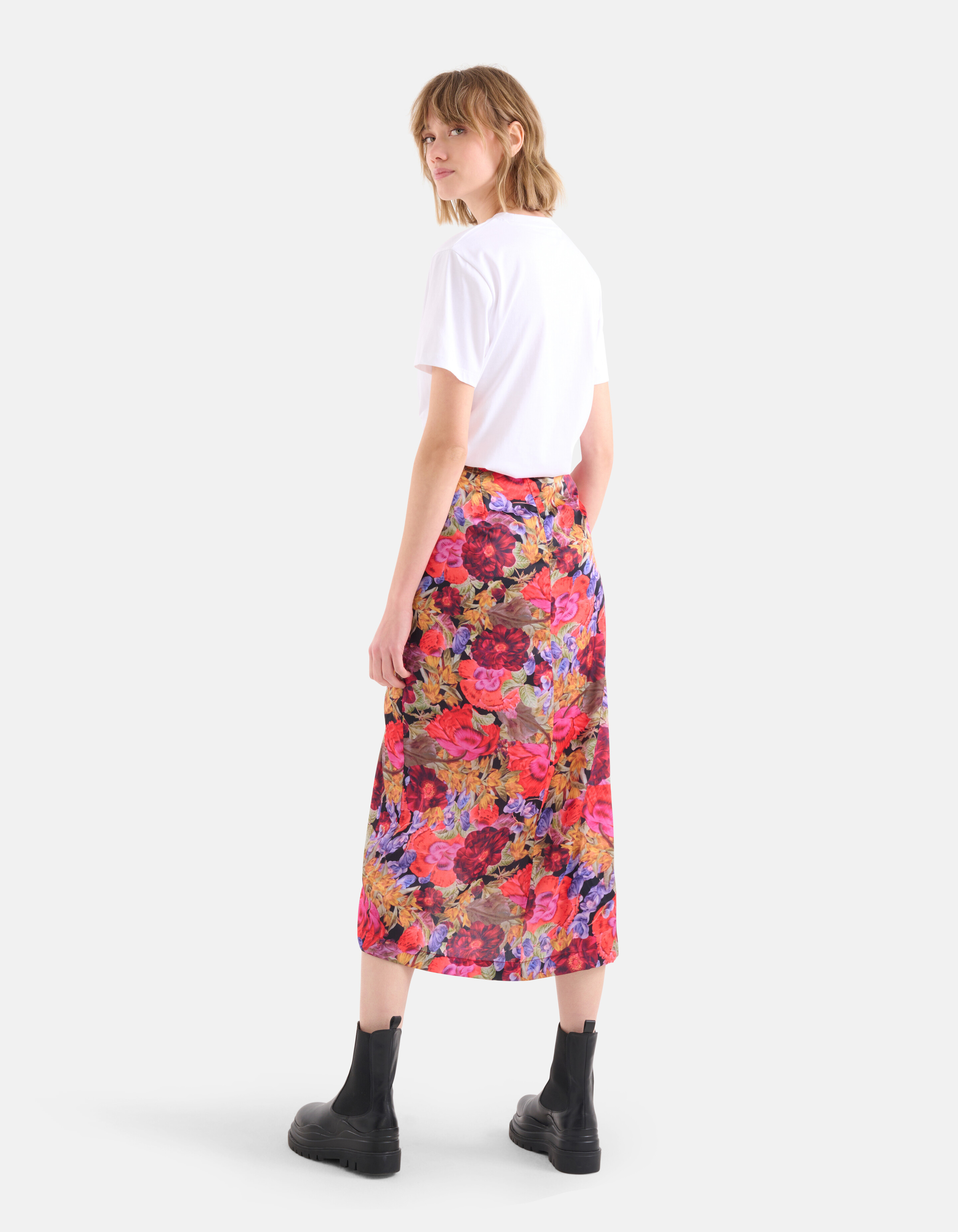 Vintage Bloemenprint Rok SHOEBY WOMEN