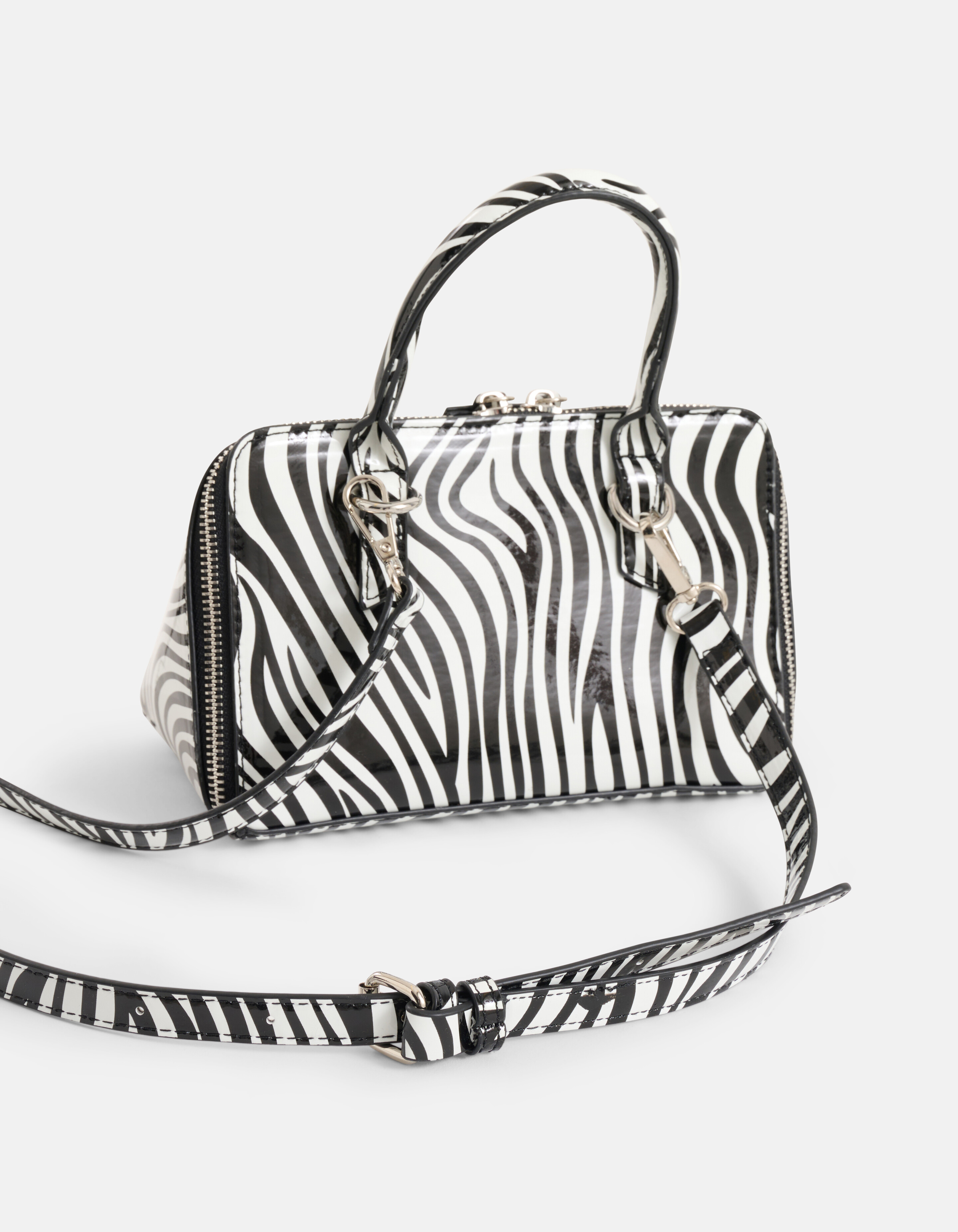 Mini Zebra Tas Zwart/Wit SHOEBY ACCESSOIRES
