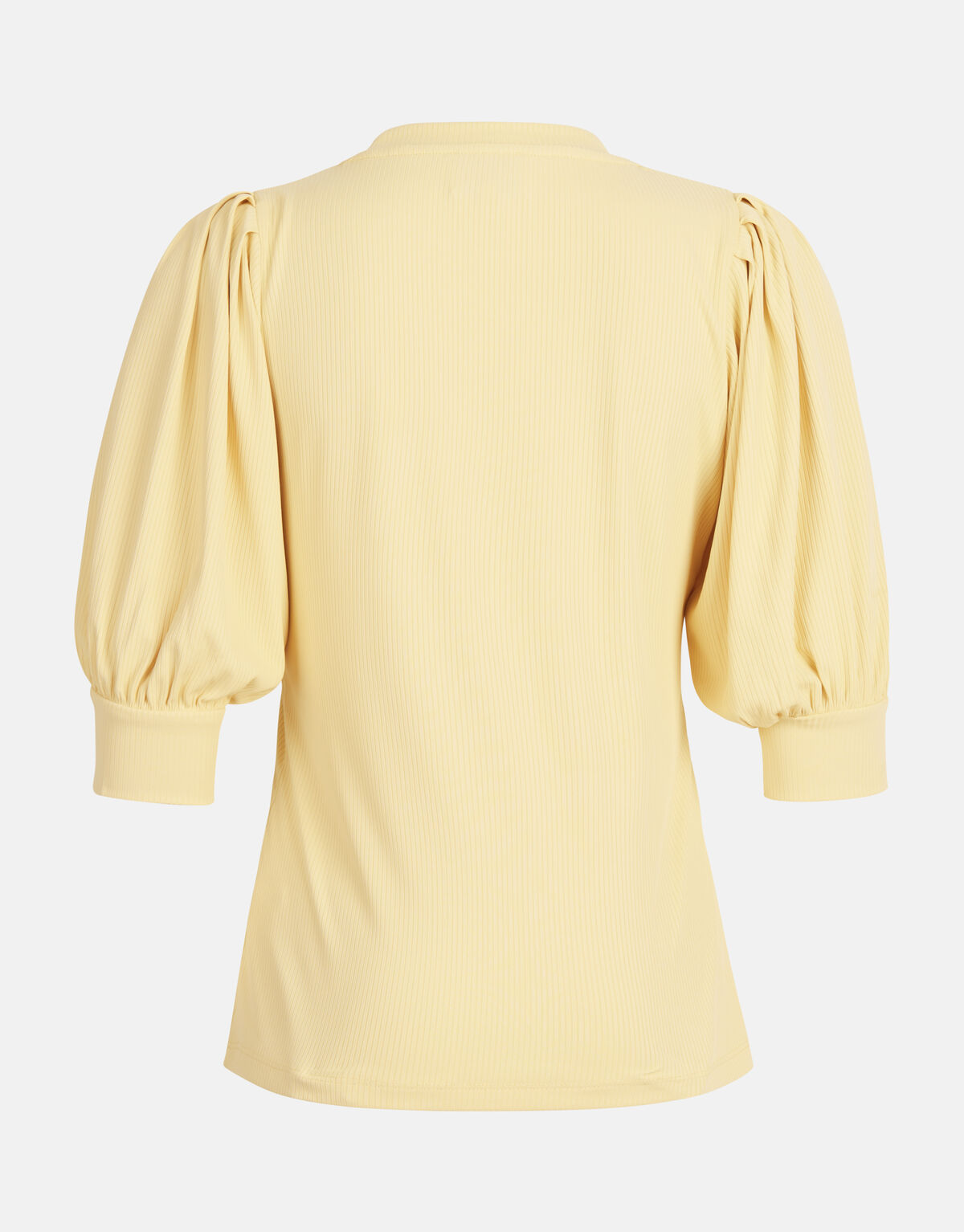 Rib Top Lichtgeel SHOEBY WOMEN