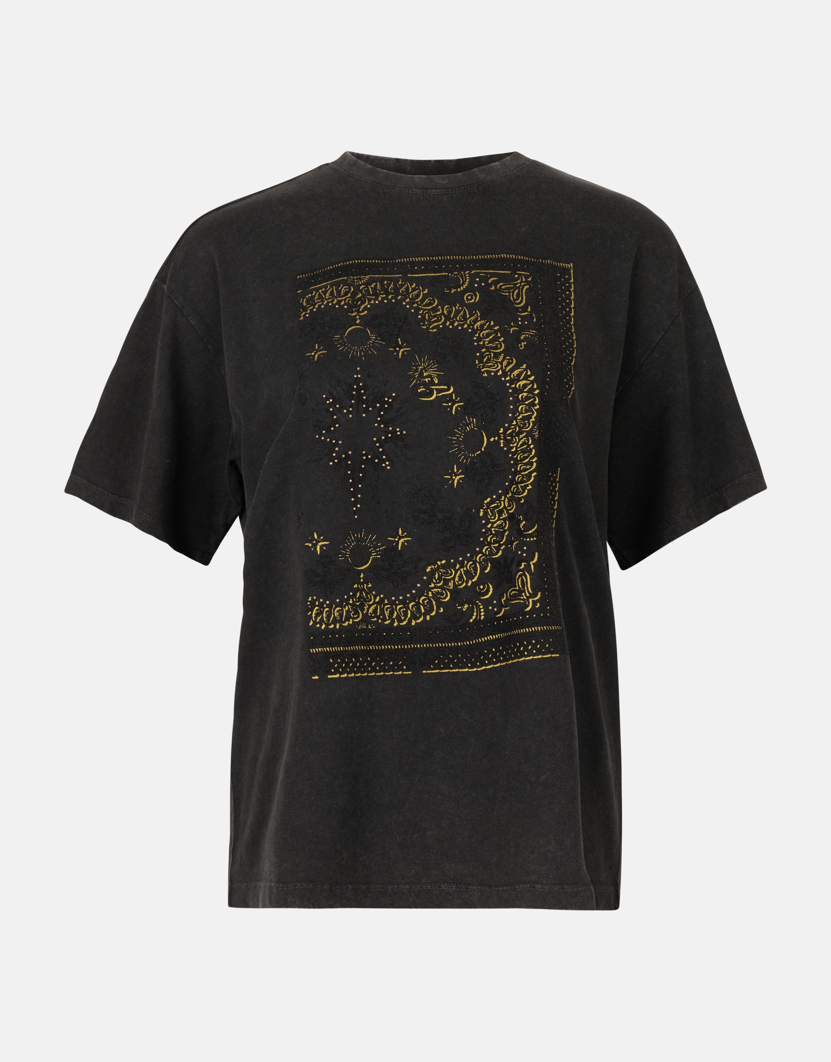 Printed T-shirt Donkergrijs SHOEBY WOMEN