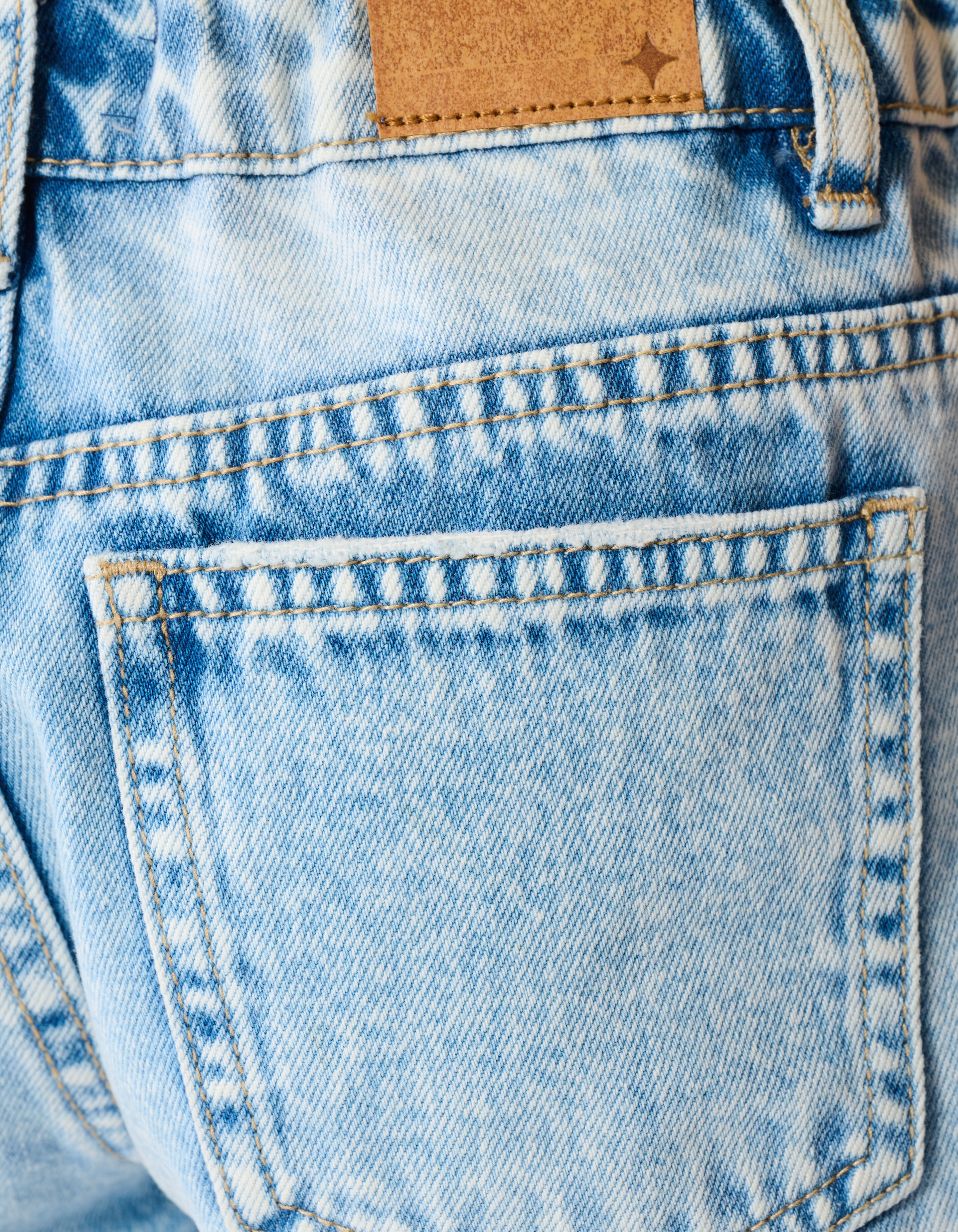 Basis Denim Short Blauw SHOEBY GIRLS