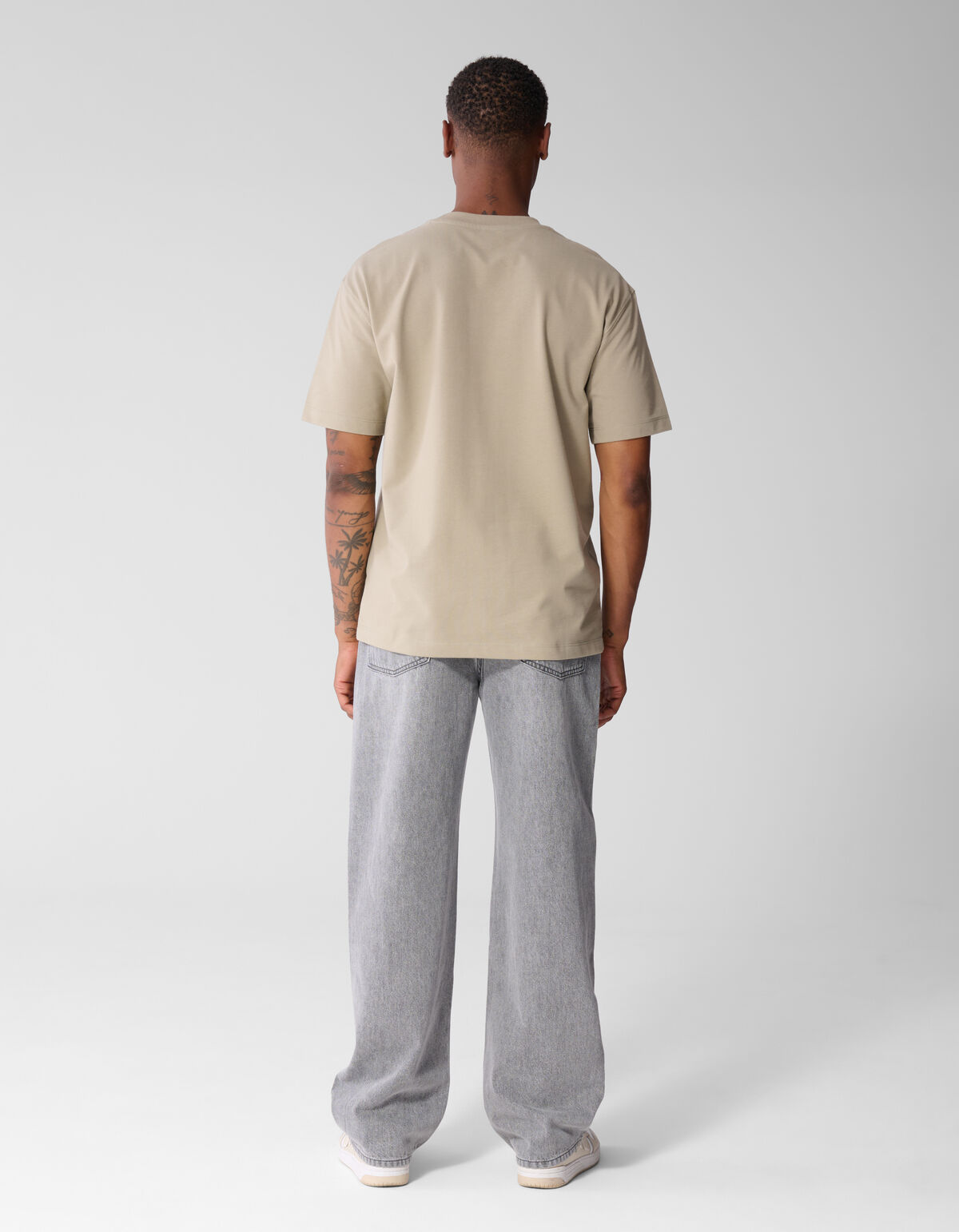 Baggy Fit Jeans Grijs L32 SHOEBY MEN