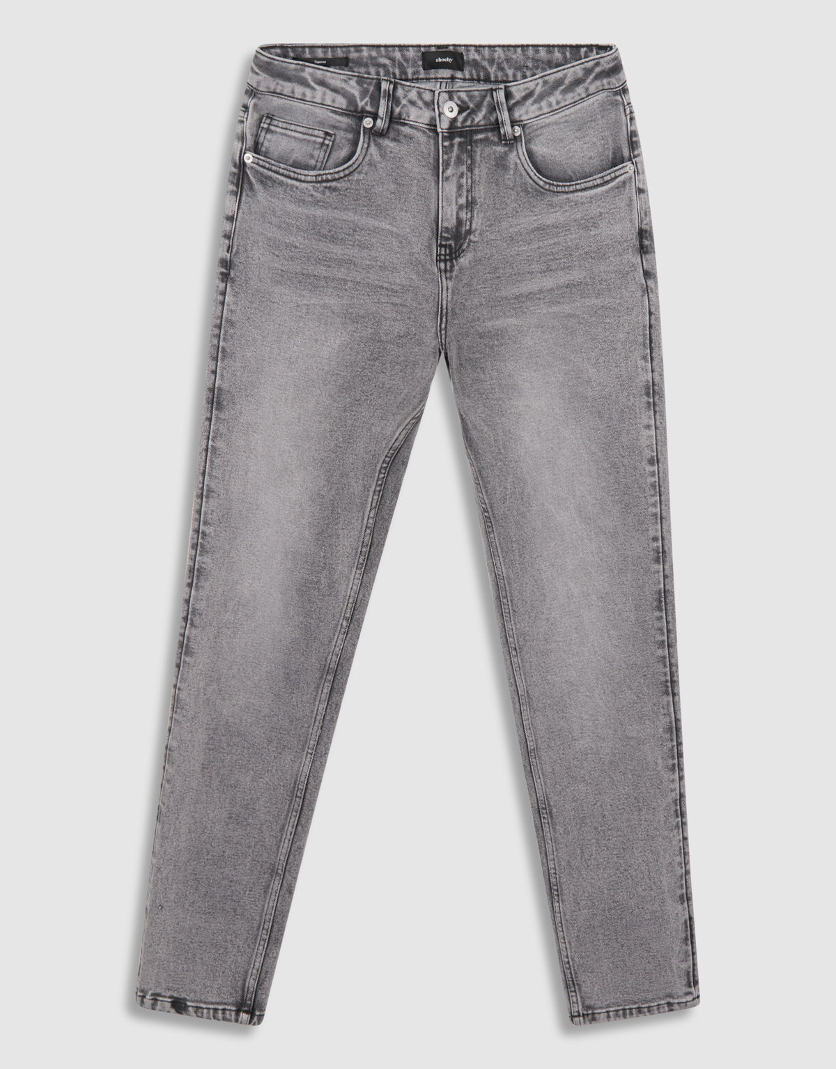 Tapered Fit Jeans Grijs L32 SHOEBY MEN