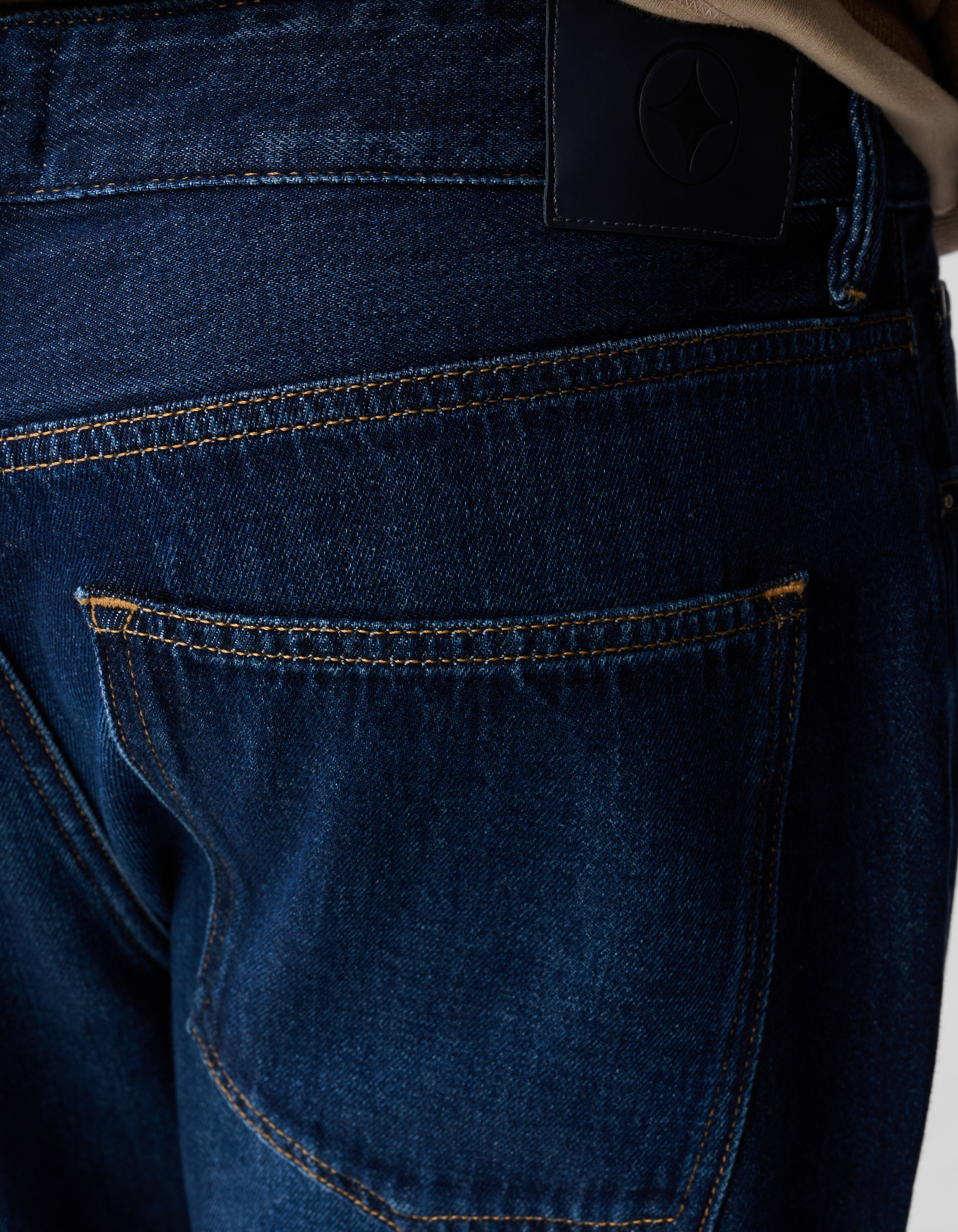 Relaxed Fit Jeans Donkerblauw SHOEBY MEN