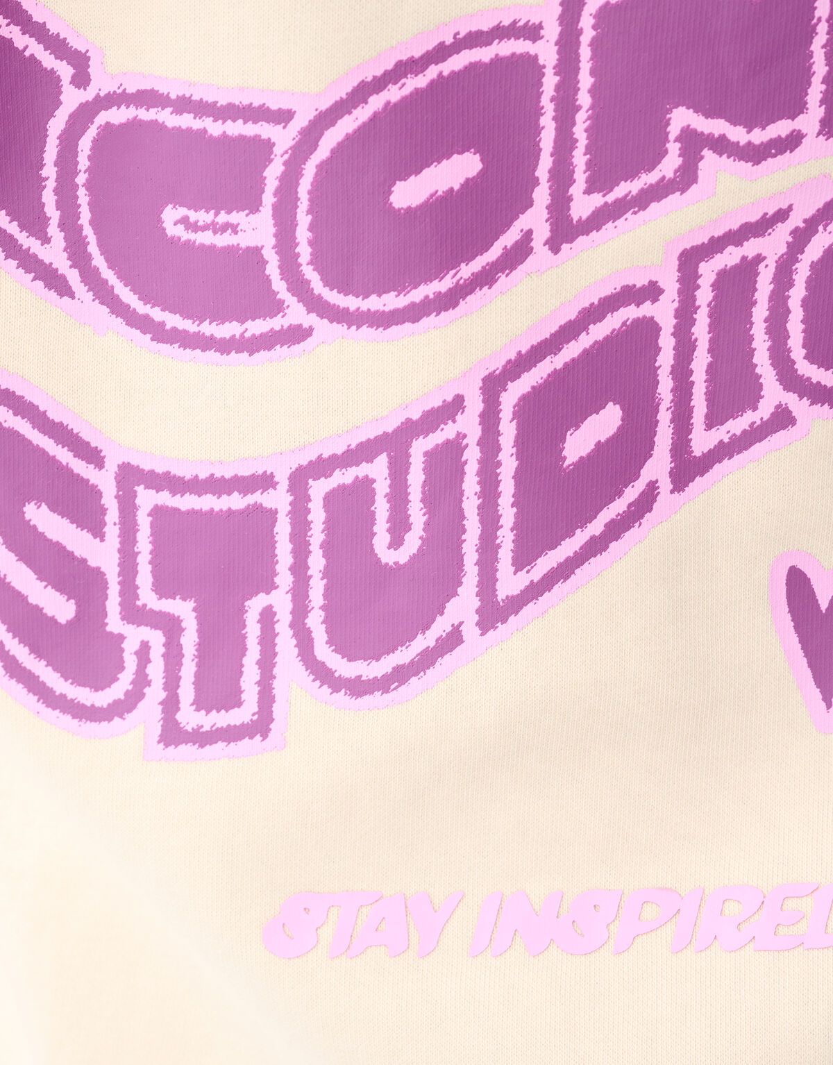 Iconic Studios Artwork Sweater Gebroken Wit SHOEBY GIRLS