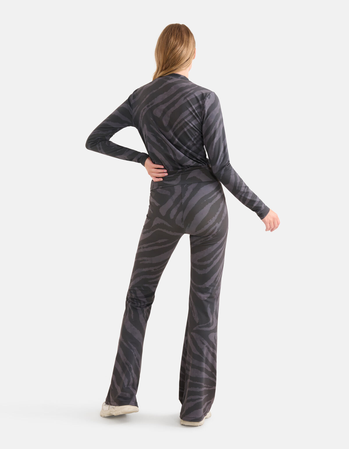 Travel Flared Broek Donkergrijs SHOEBY WOMEN