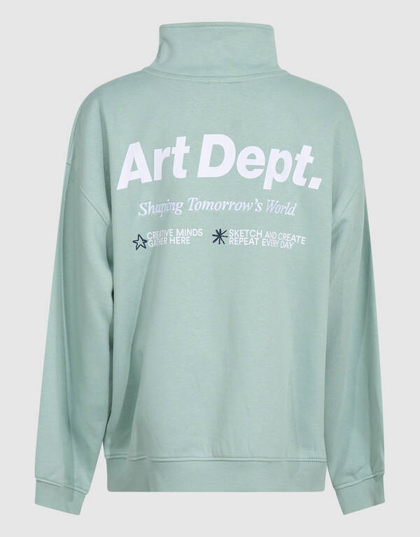 Art Dept Sweater Lichtgroen SHOEBY BOYS
